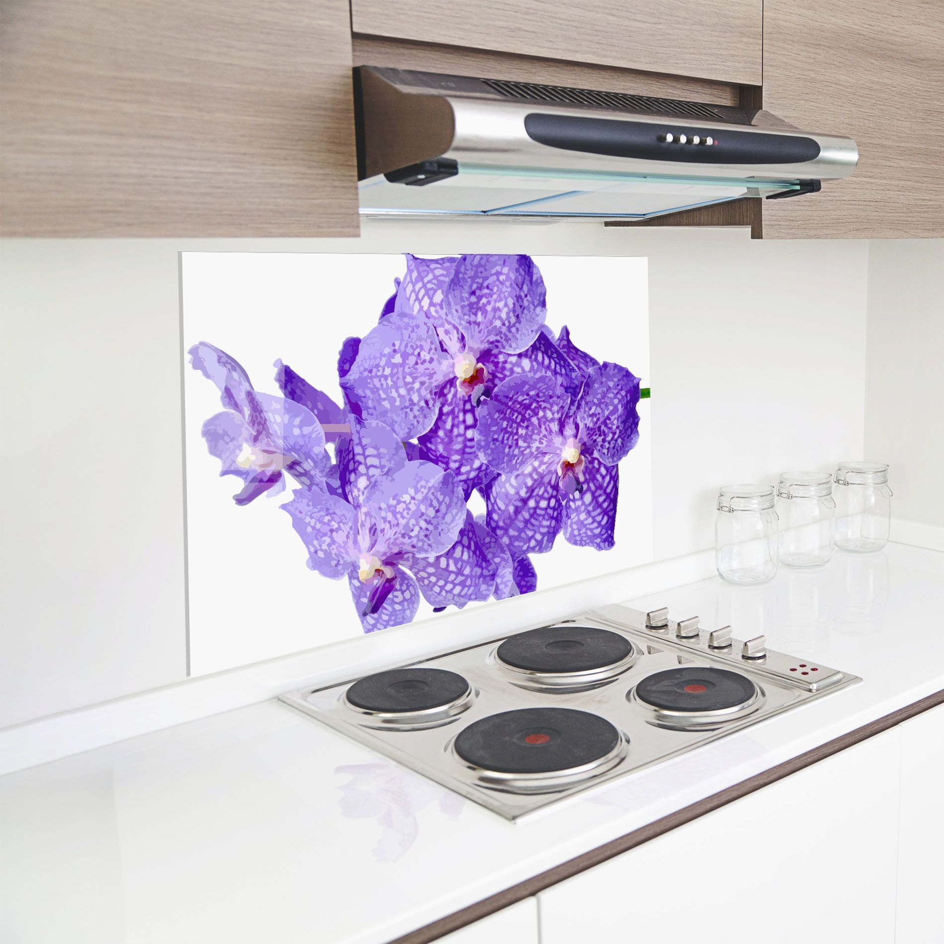 Purple White Orchid mockup 8