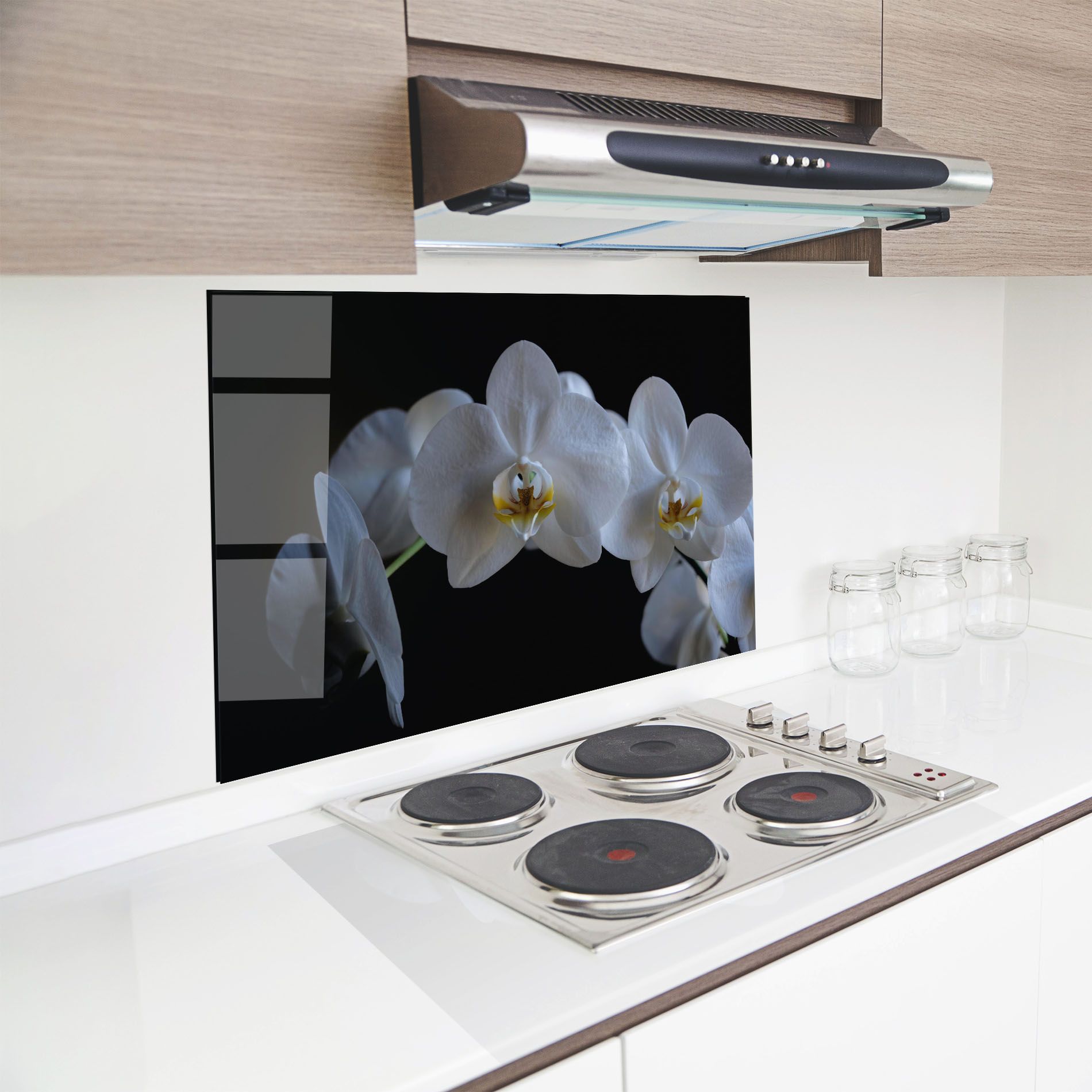 White Ochid In Shadow mockup 8