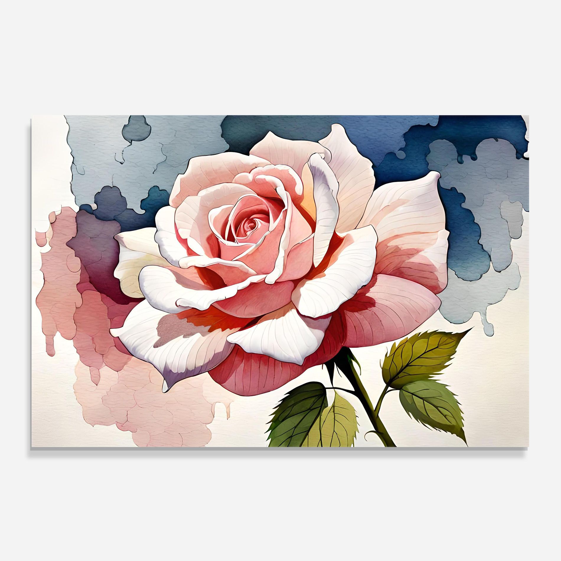 Light Pink Rose Painting mockup 0