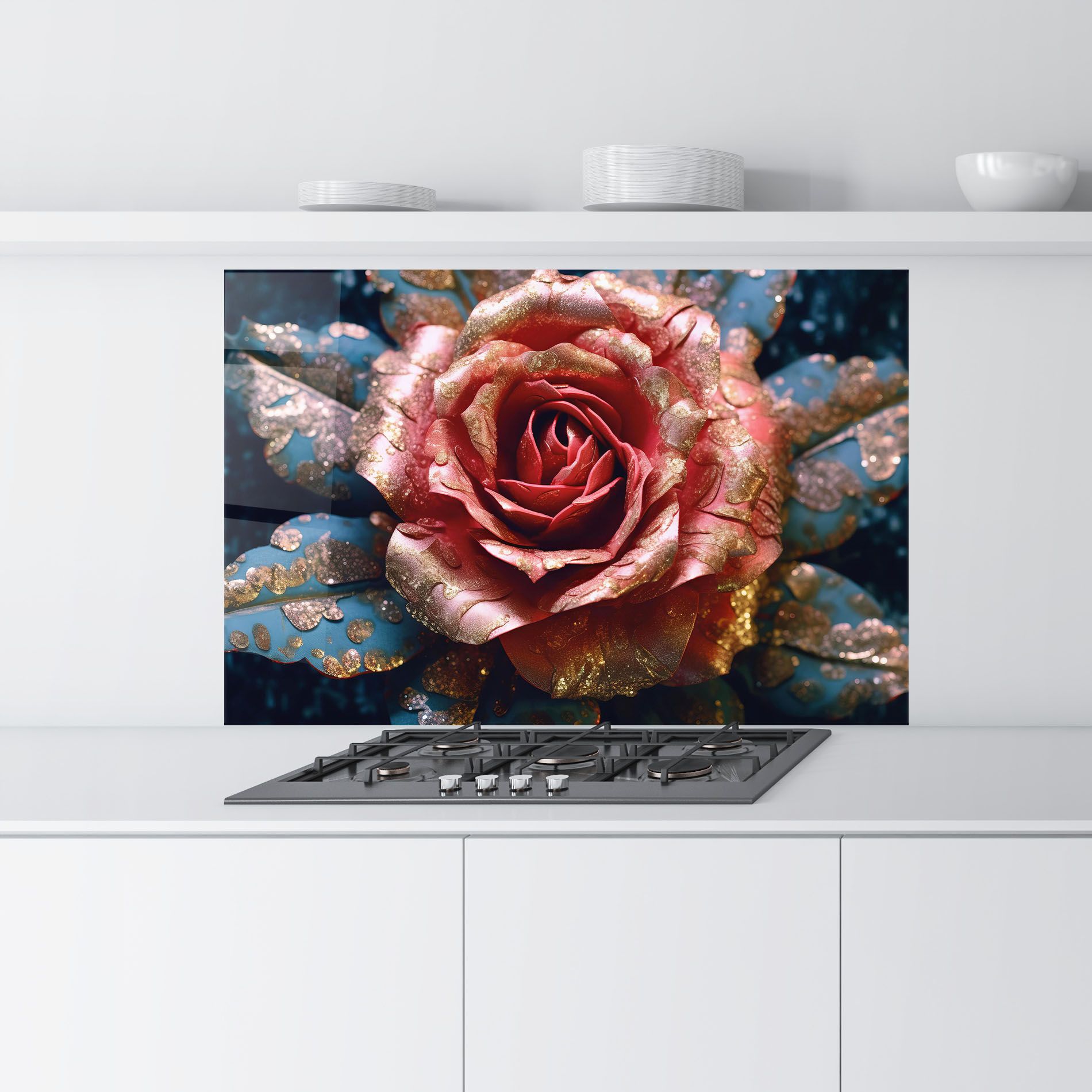 Exotic Pink Rose mockup 9