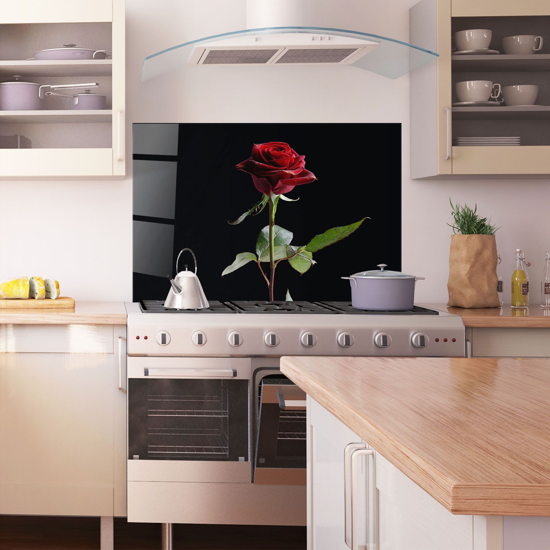 Beautiful Red Rose mockup 1