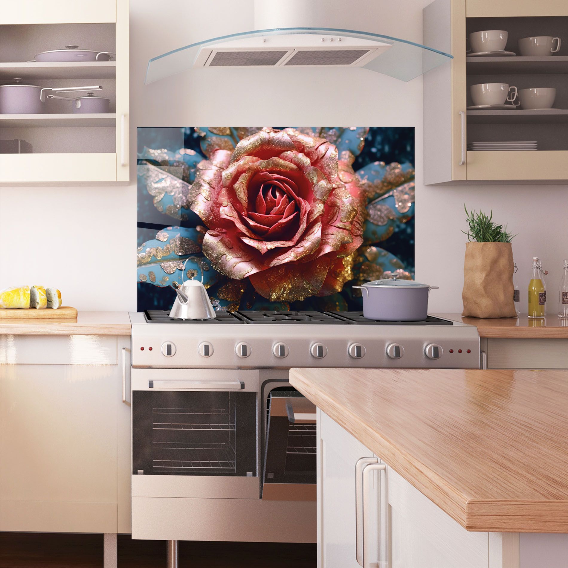 Exotic Pink Rose mockup 1