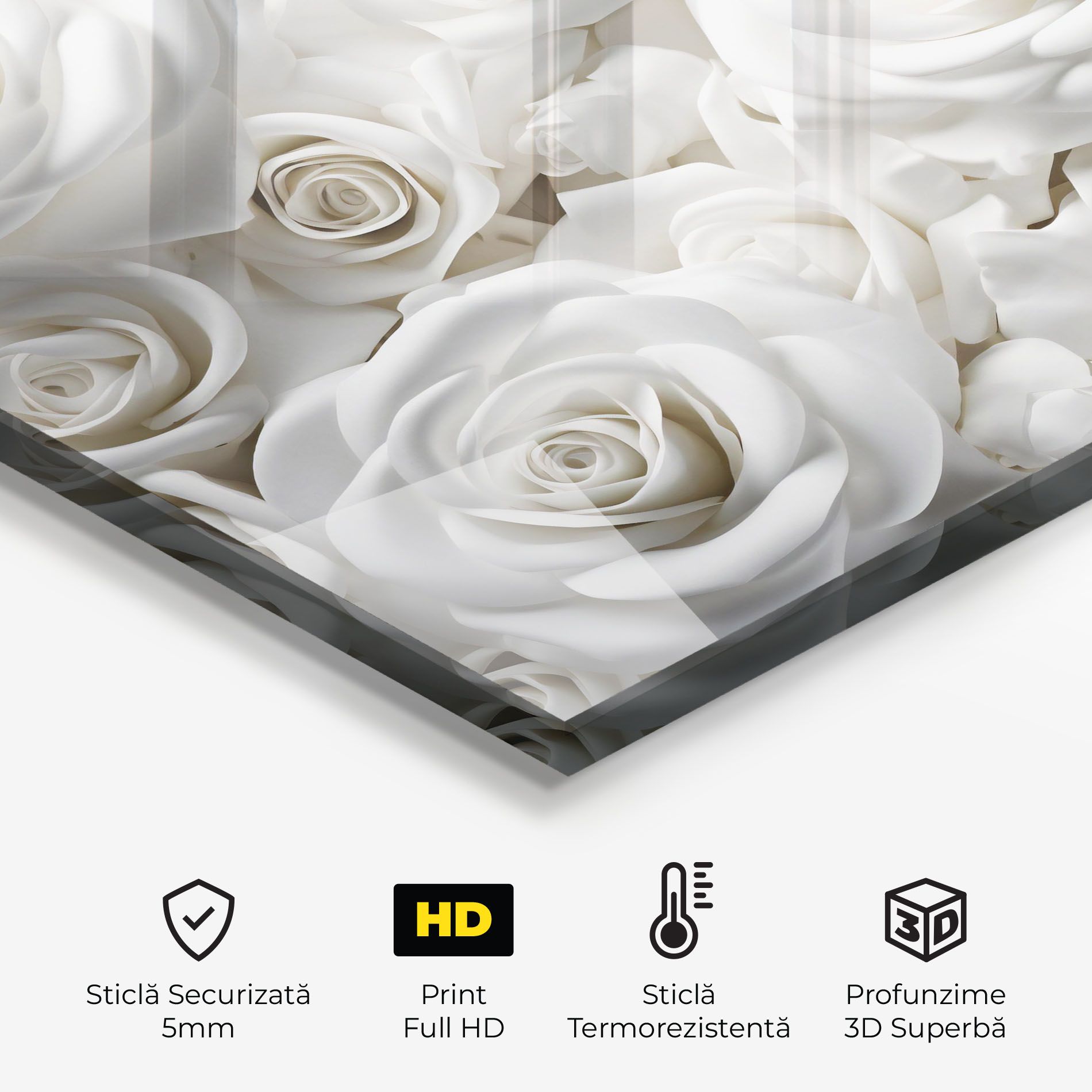 3d White Roses mockup 2