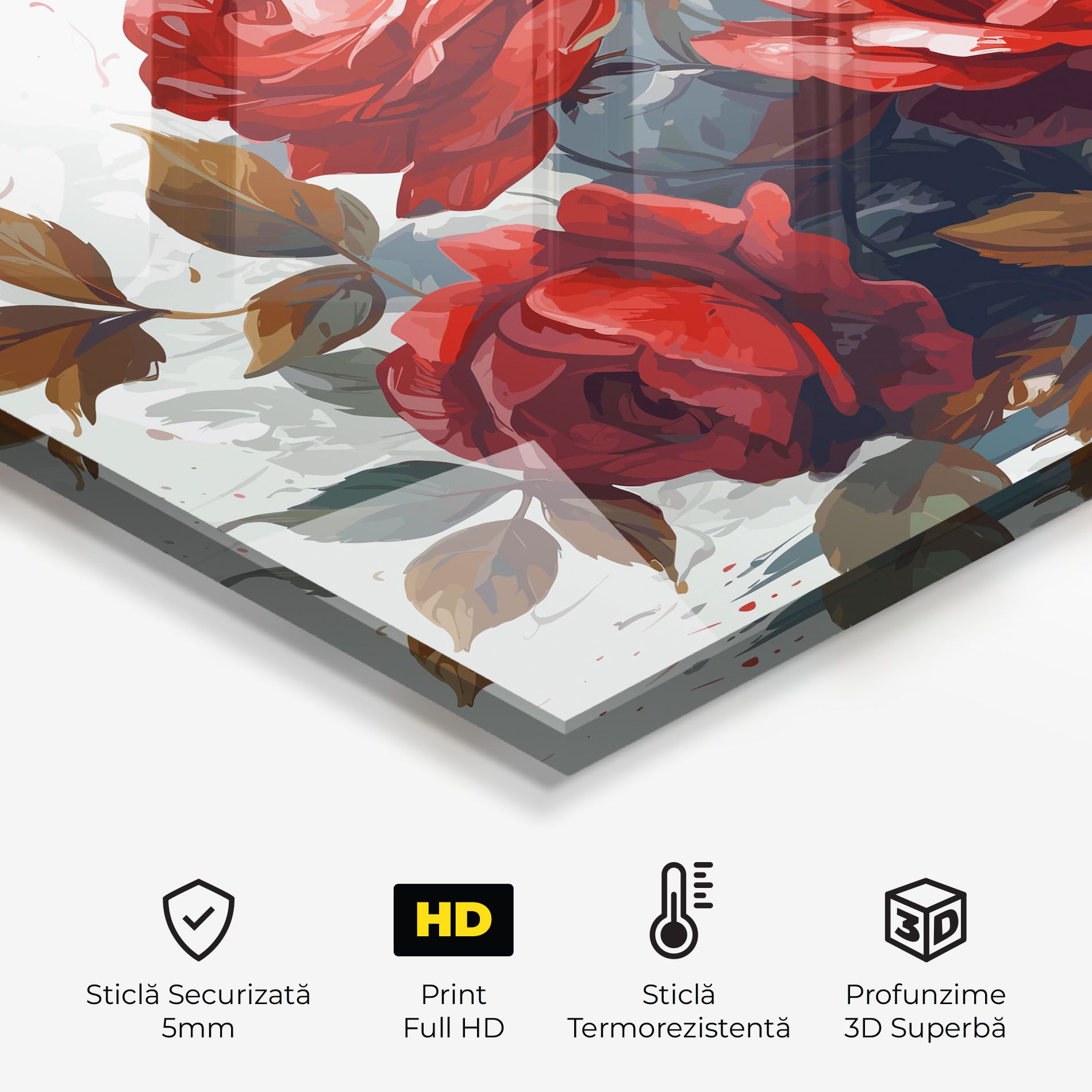 Beautiful Red Roses mockup 2