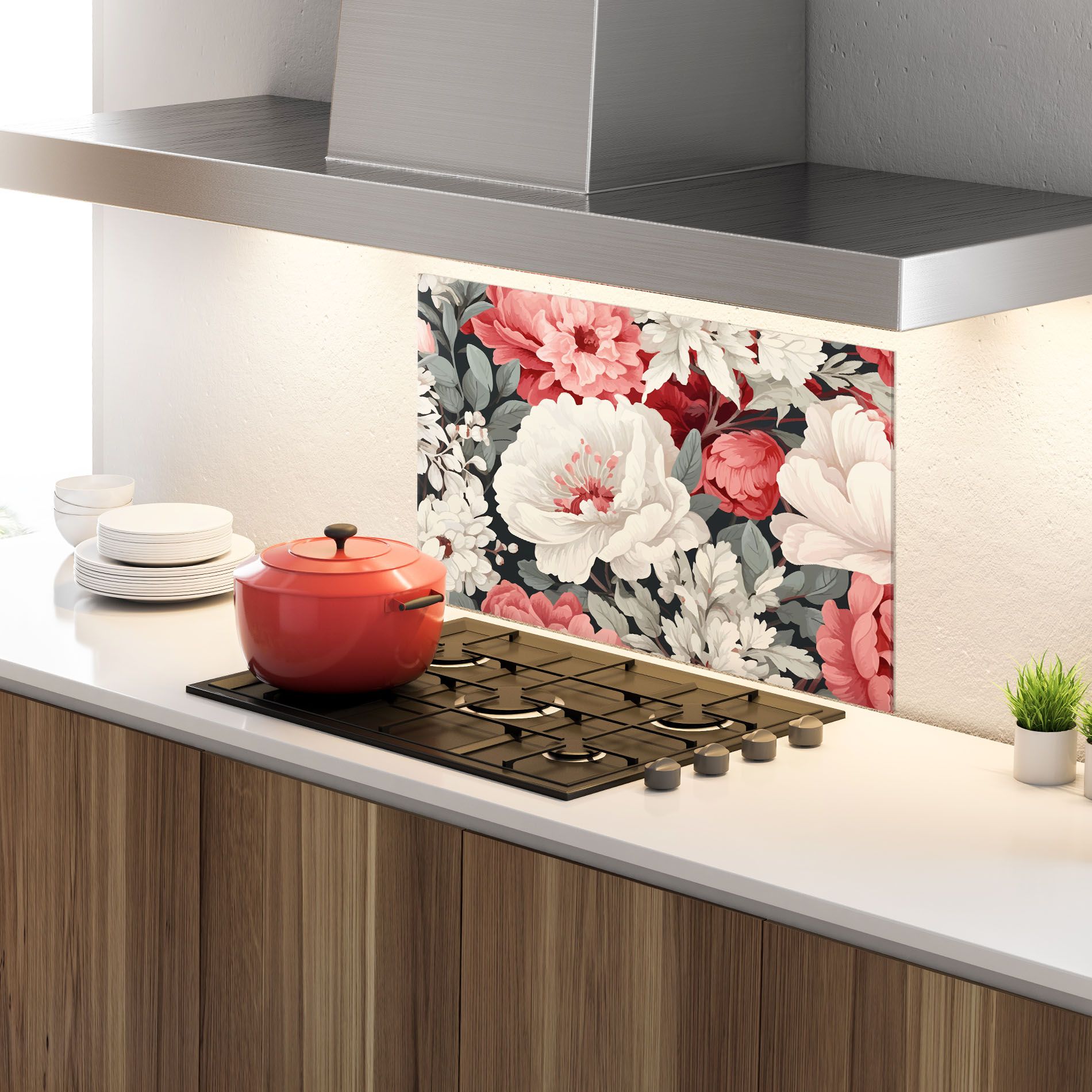 Cream Pink Rose mockup 4