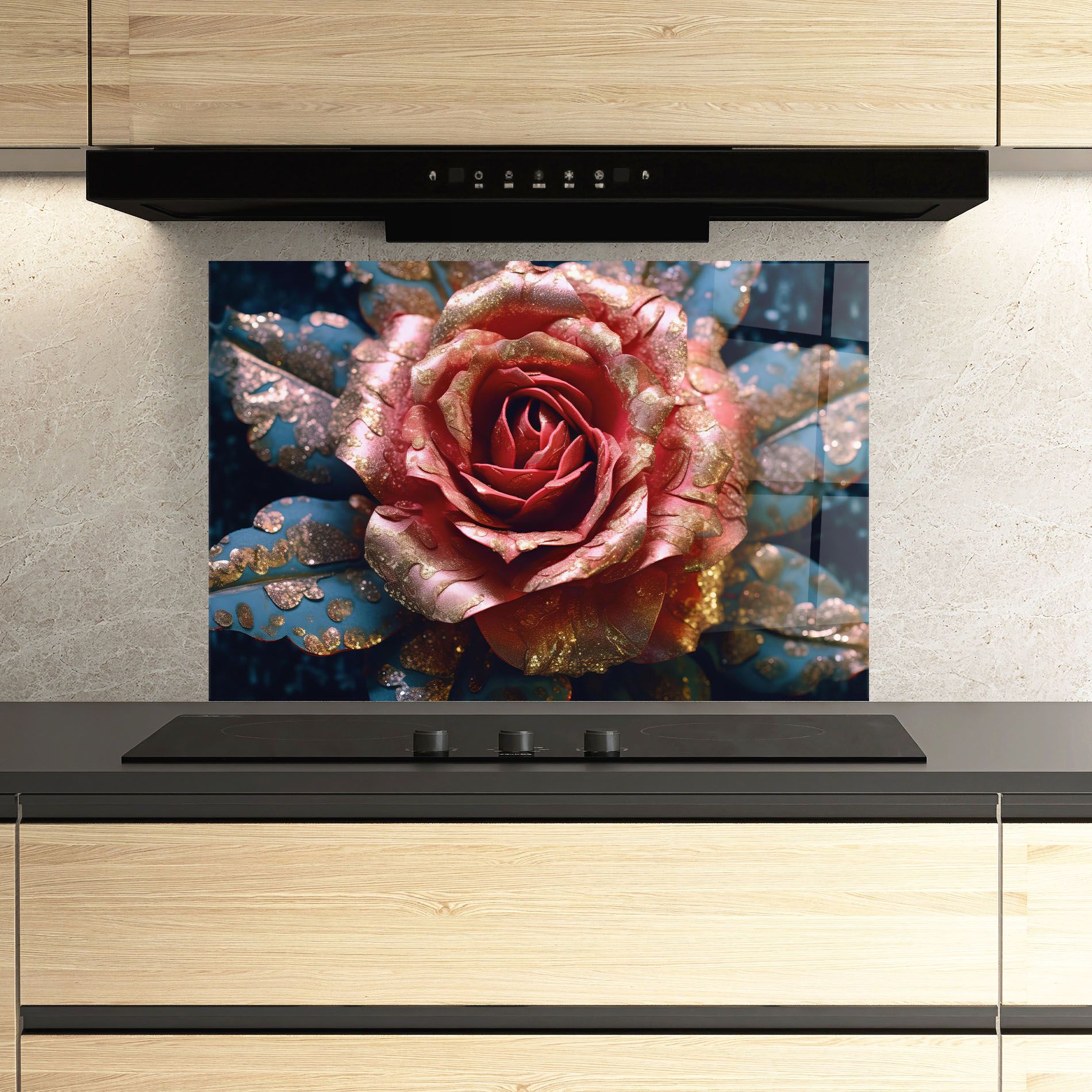 Exotic Pink Rose mockup 3