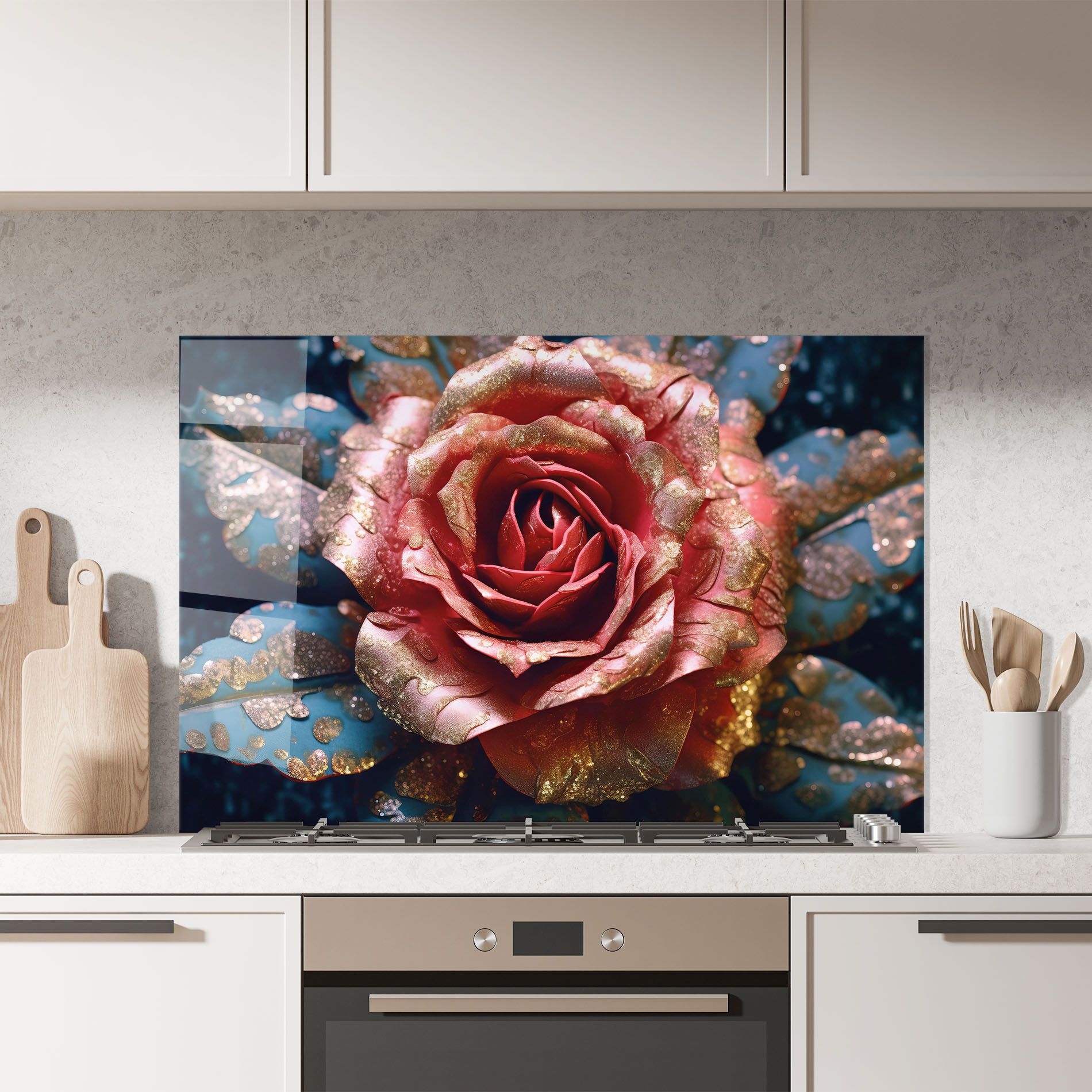 Exotic Pink Rose mockup 7