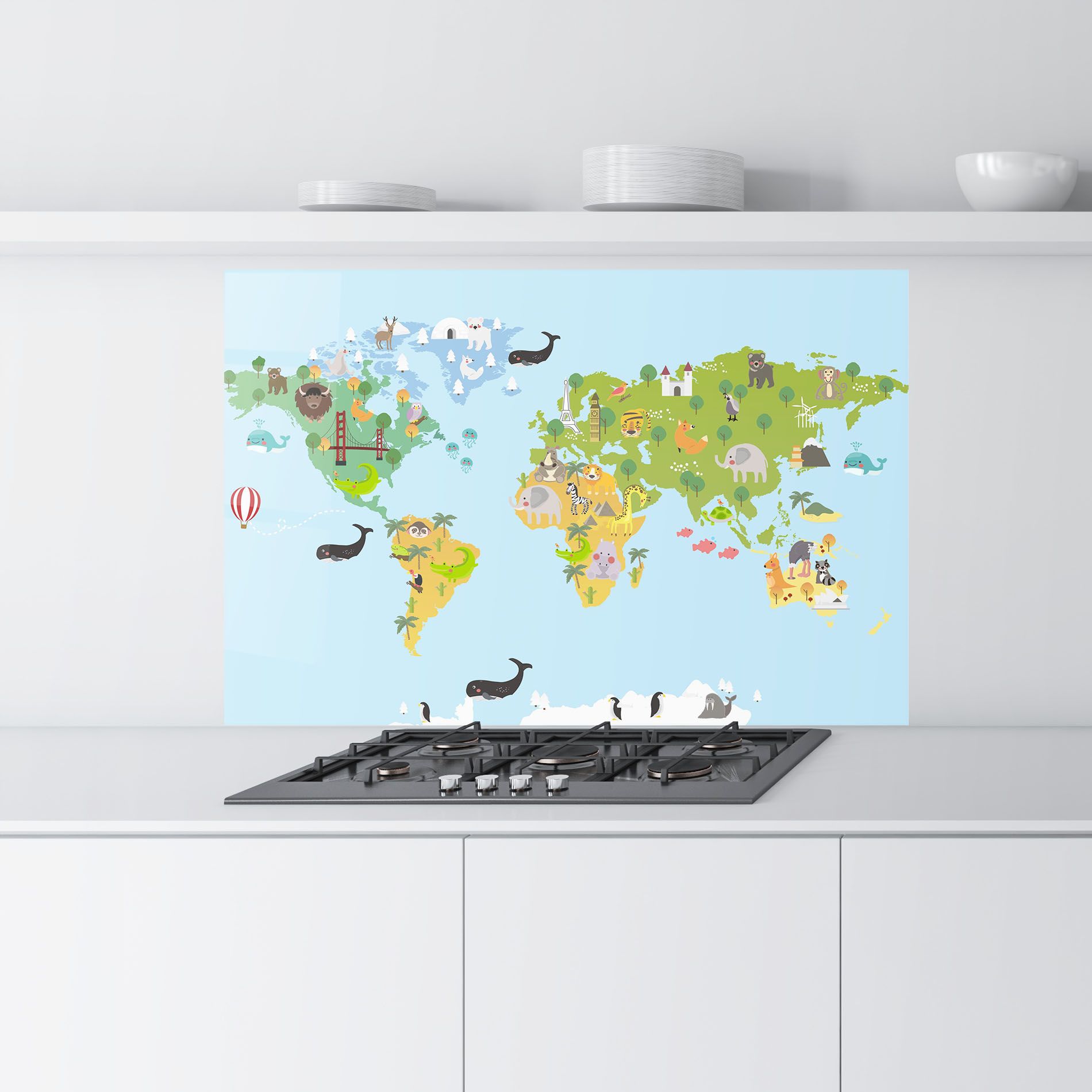 Animals Cute Map mockup 9