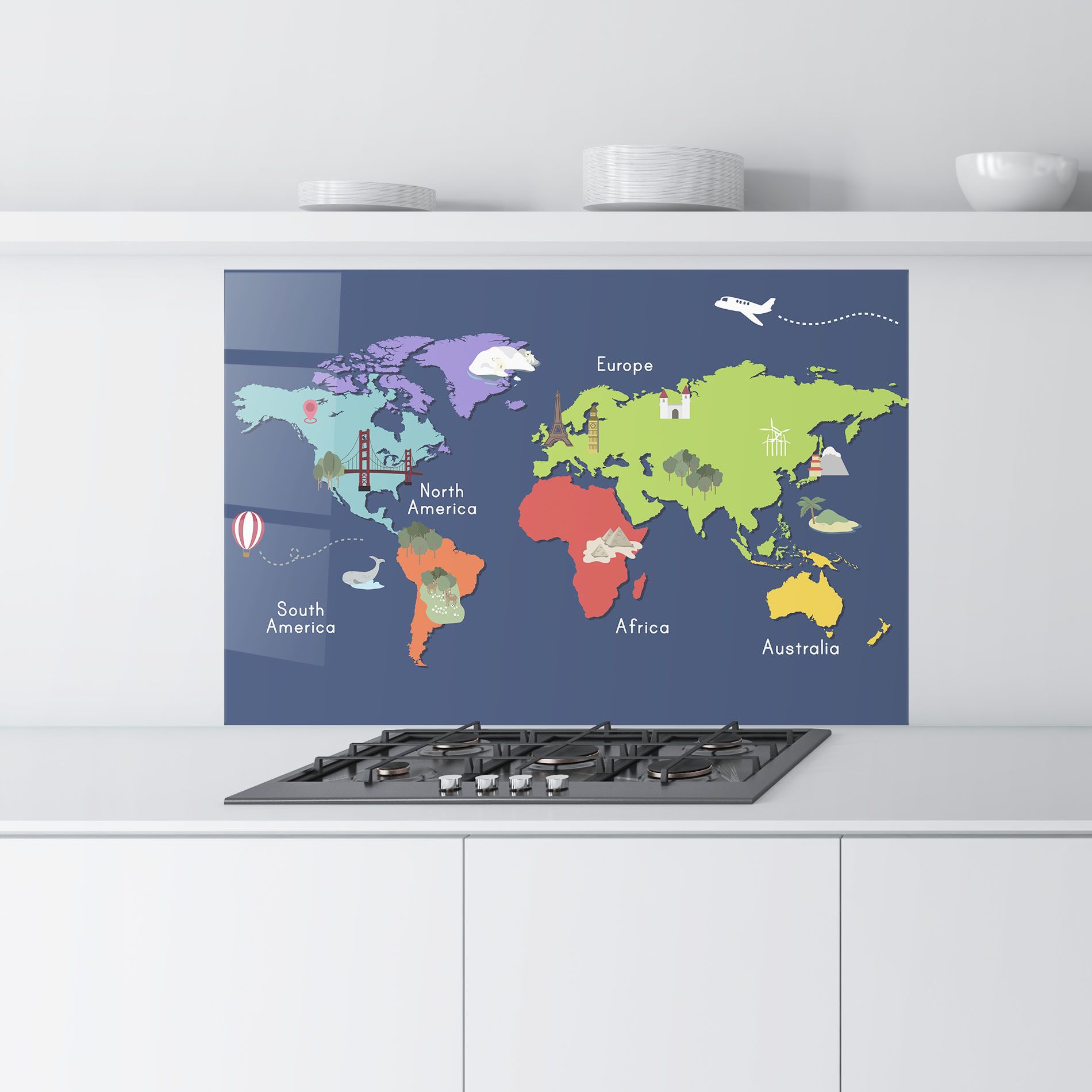 Blue Map World mockup 9