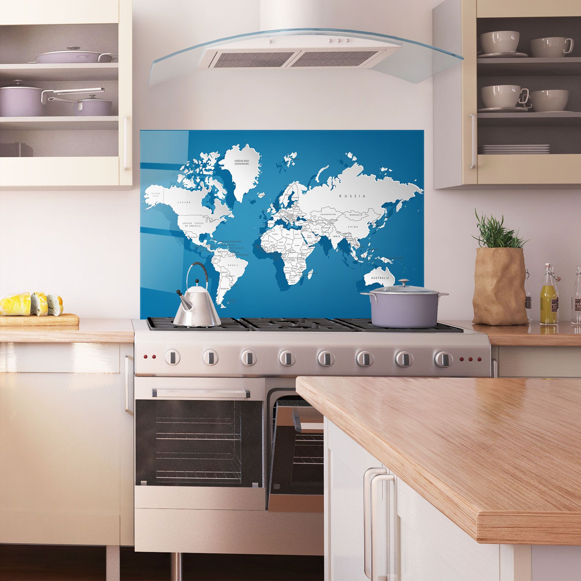 Blue White Map mockup 1