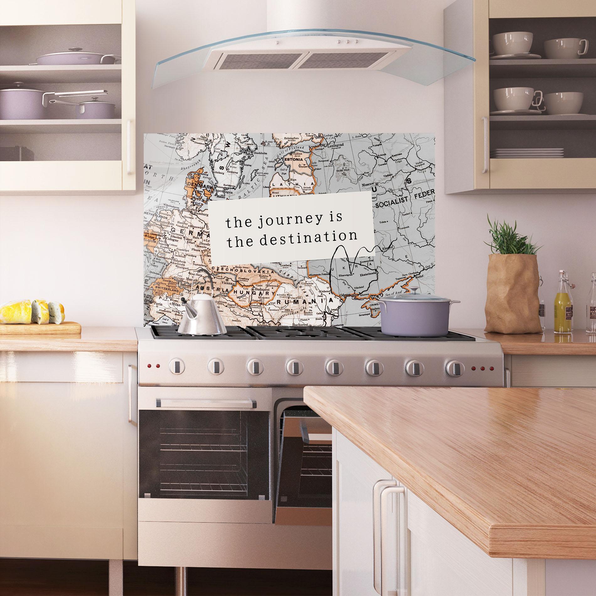 Panou Sticla Bucatarie Destination Journey mockup 1