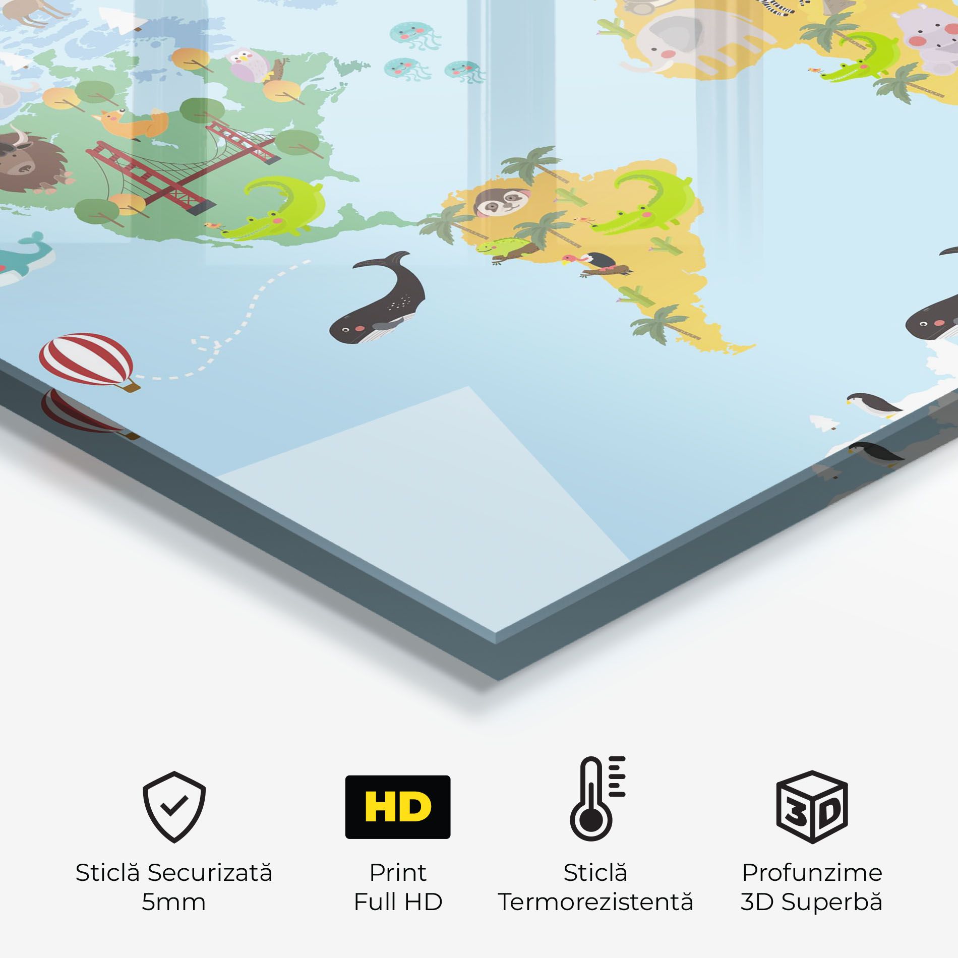 Animals Cute Map mockup 2