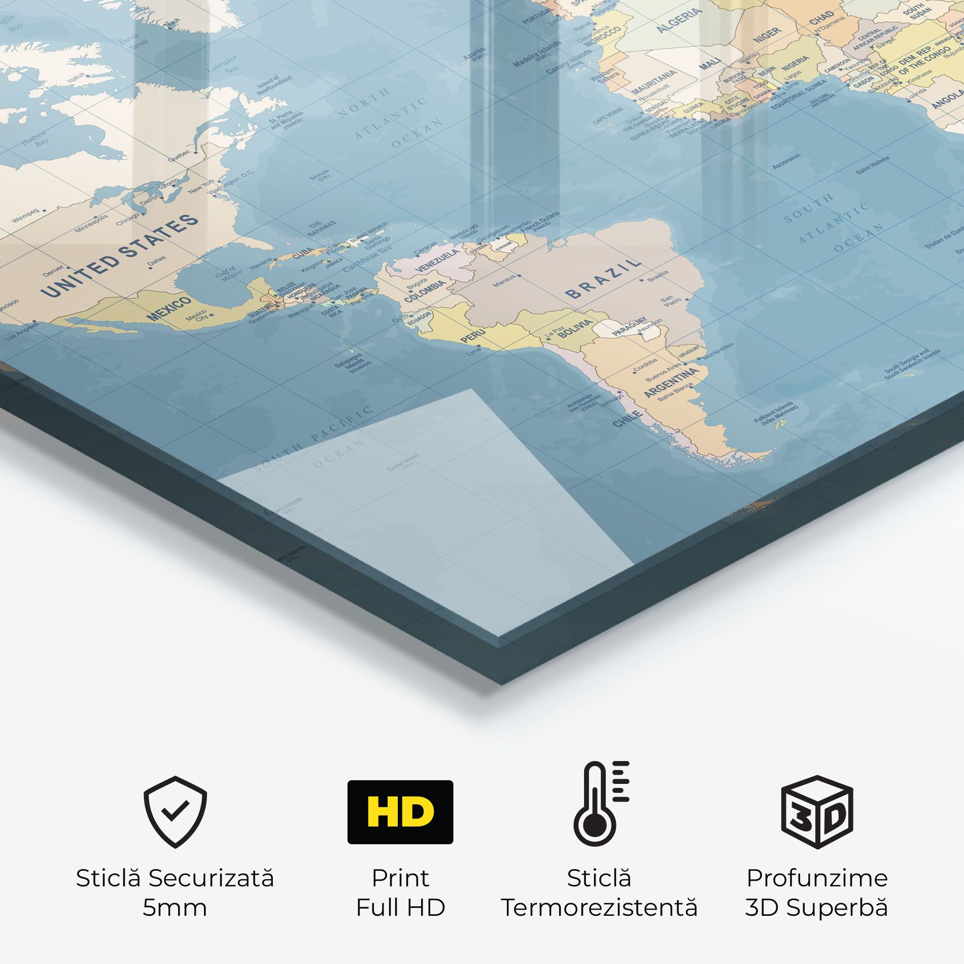 Blue World Map mockup 2