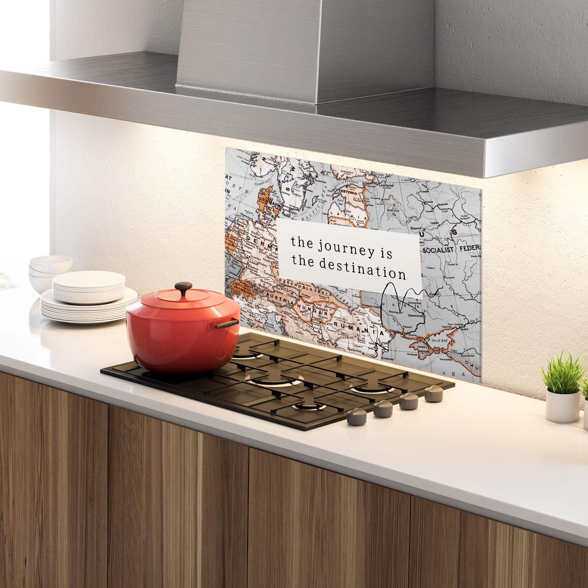 Panou Sticla Bucatarie Destination Journey mockup 4