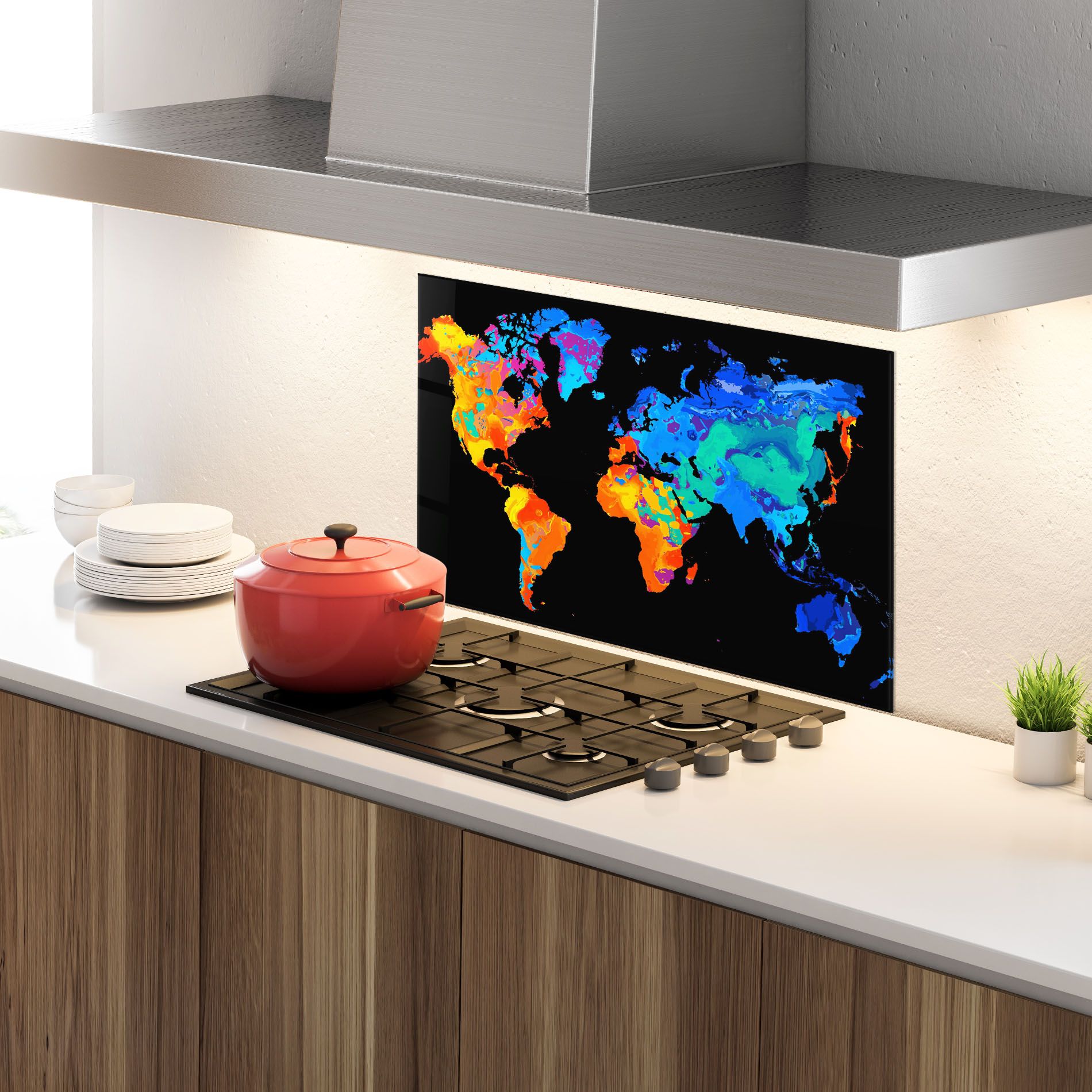 Orange Blue World mockup 4