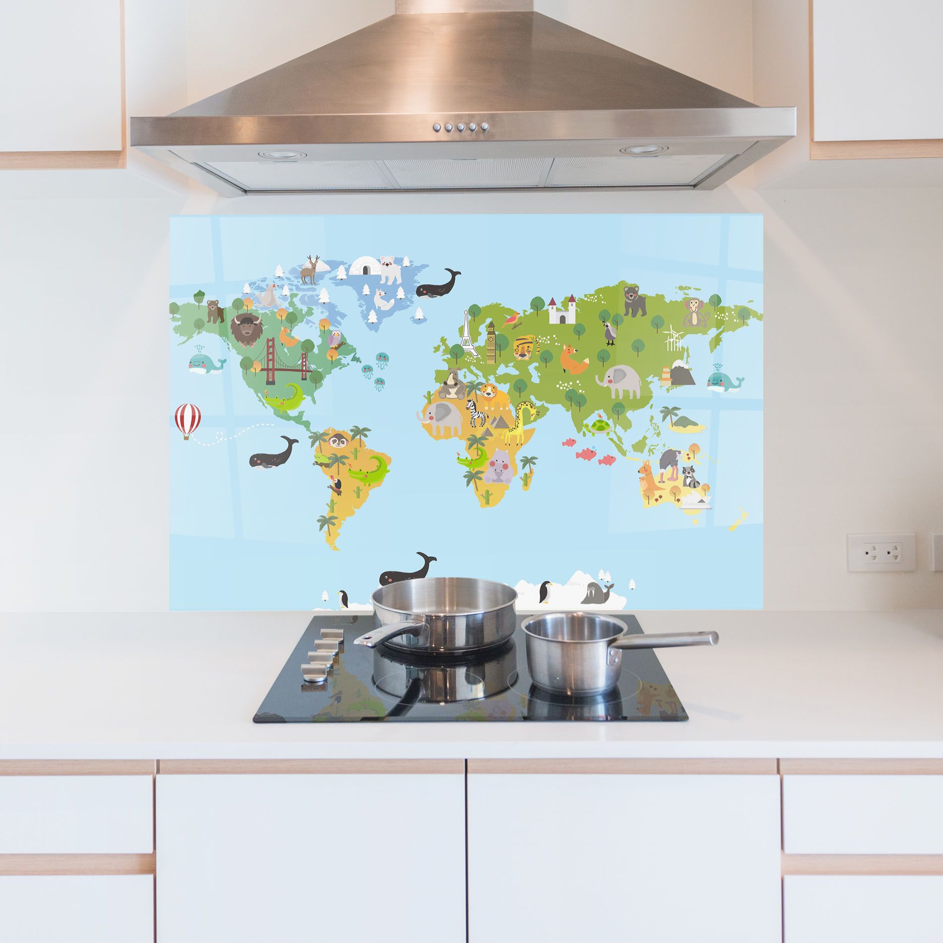 Animals Cute Map mockup 5