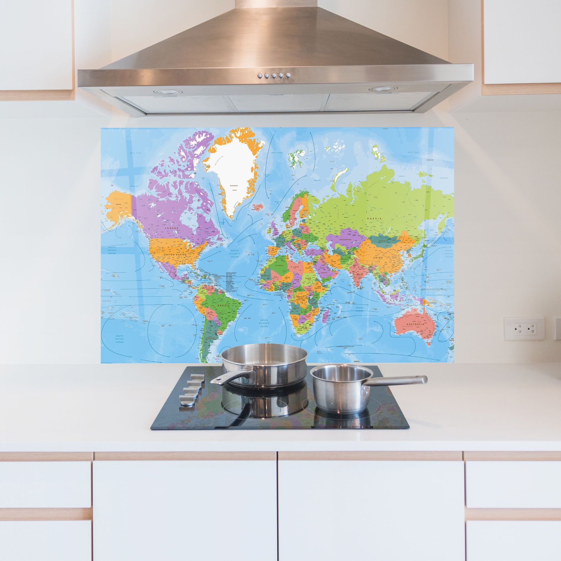 Color World Map mockup 5