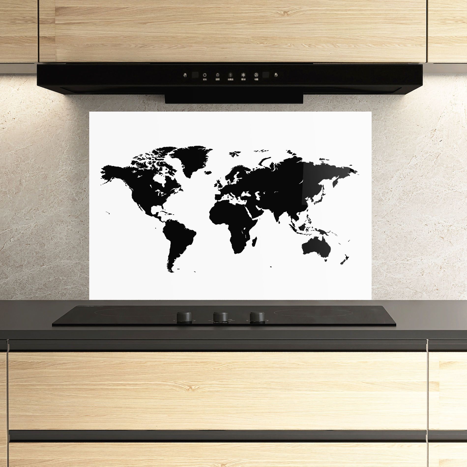 Black World Map mockup 3