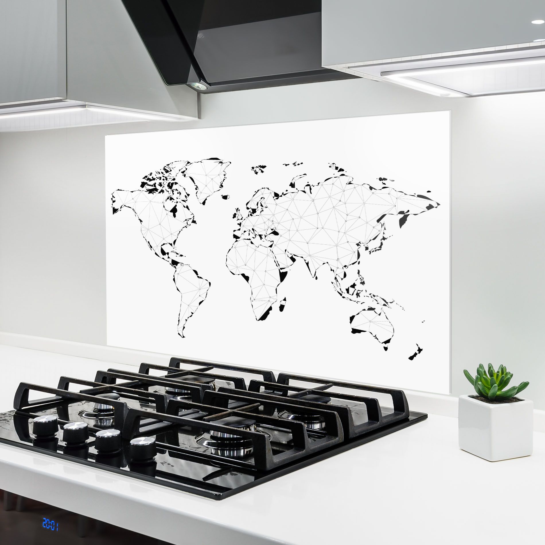 Black Line Map mockup 6