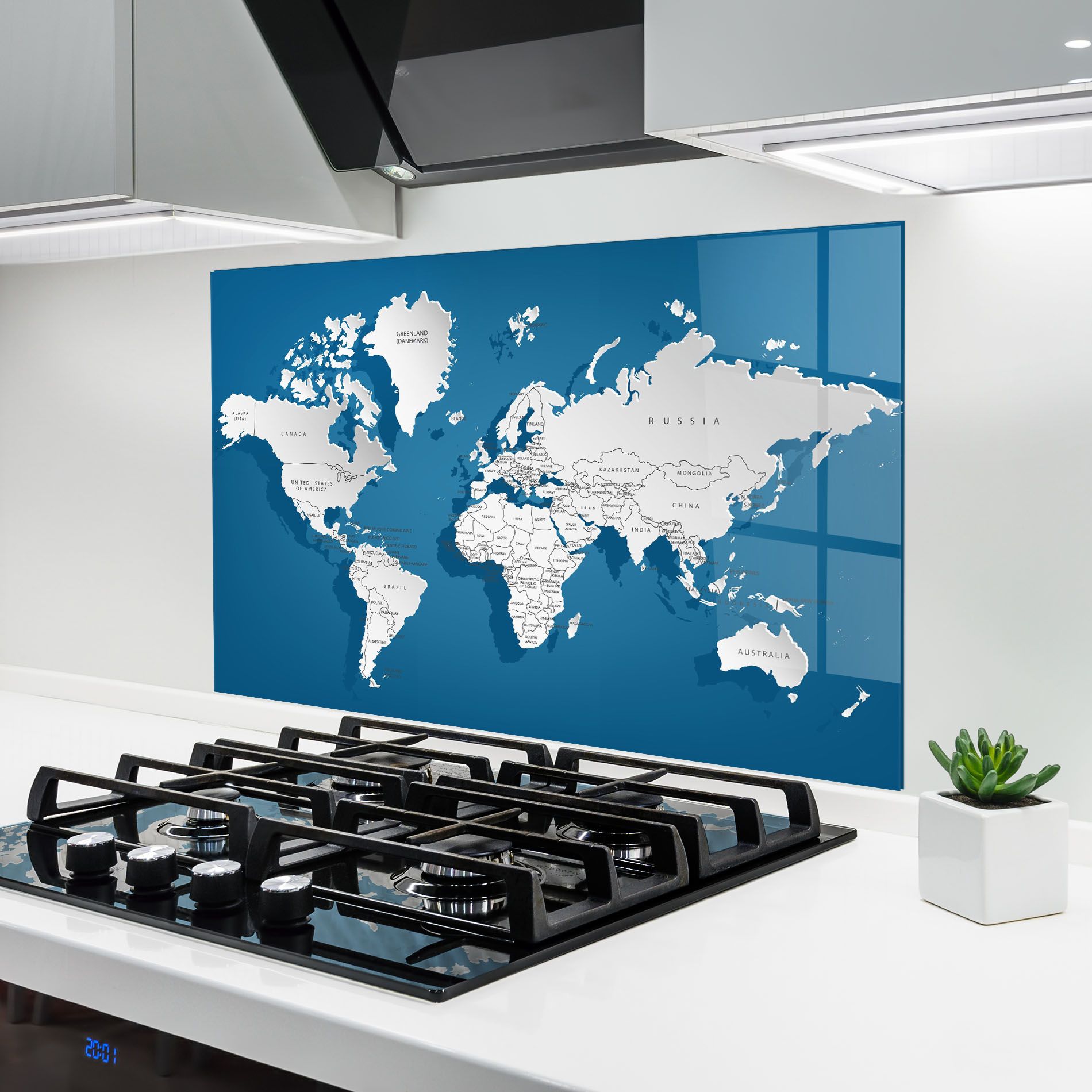 Blue White Map mockup 6