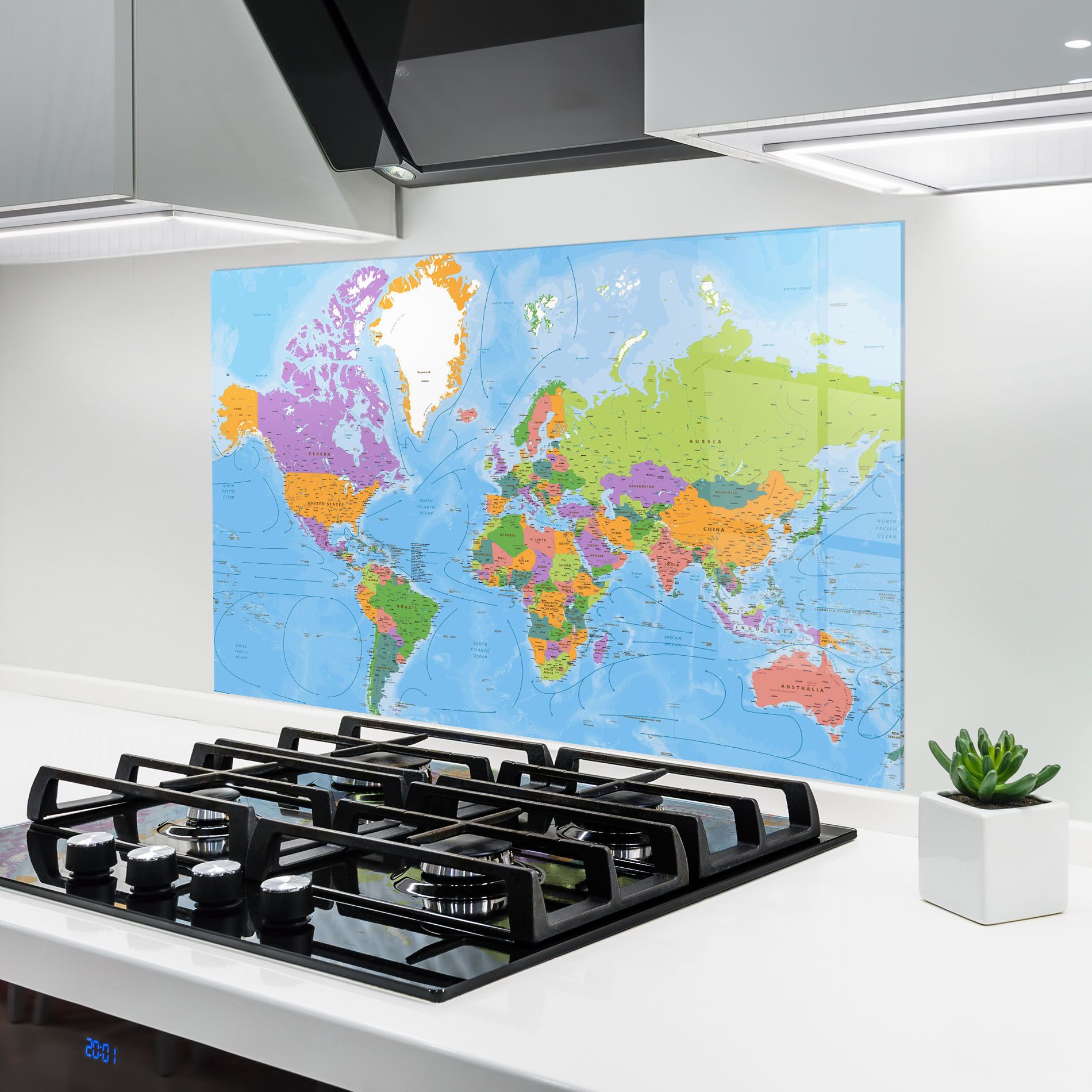 Color World Map mockup 6