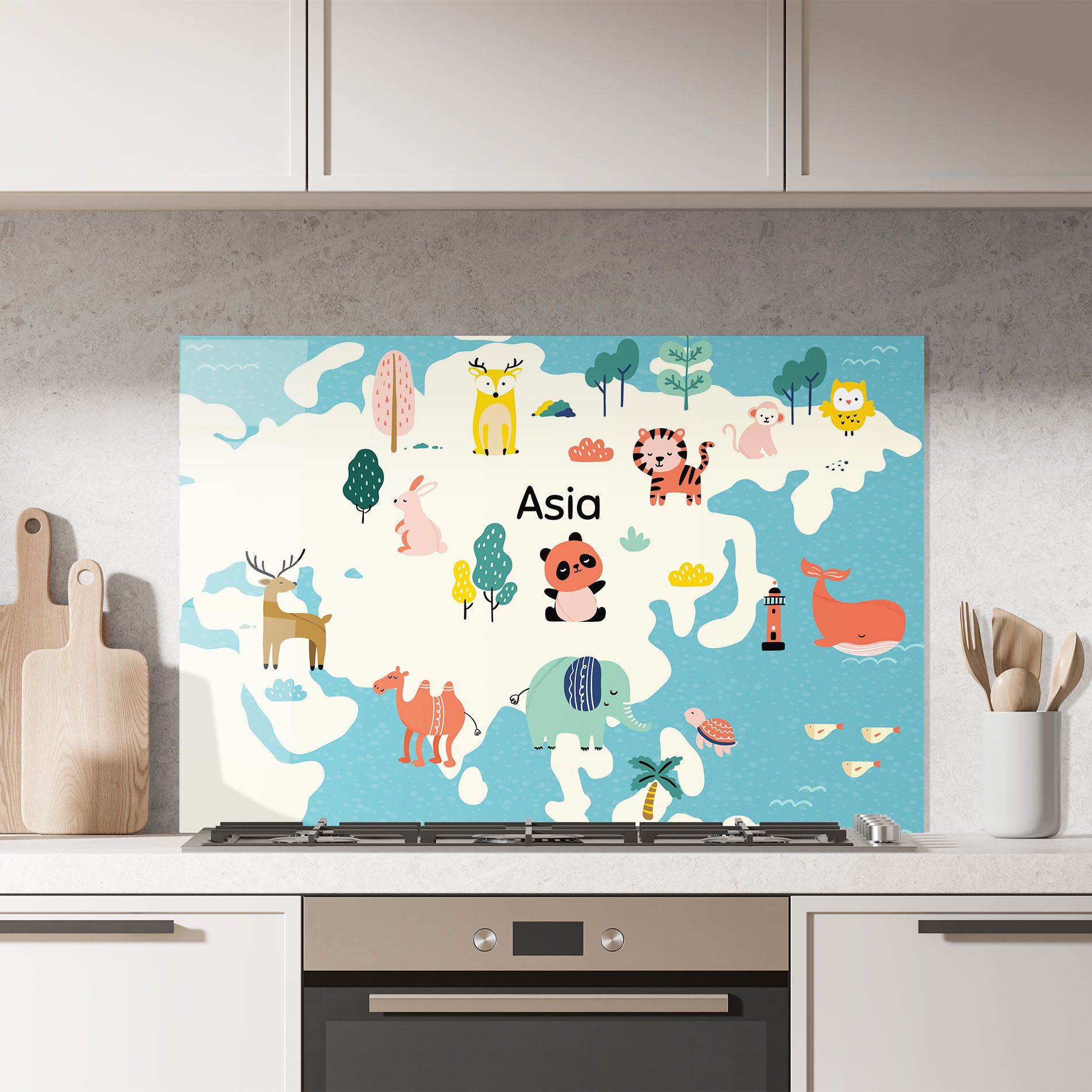 Asia Cute Map mockup 7
