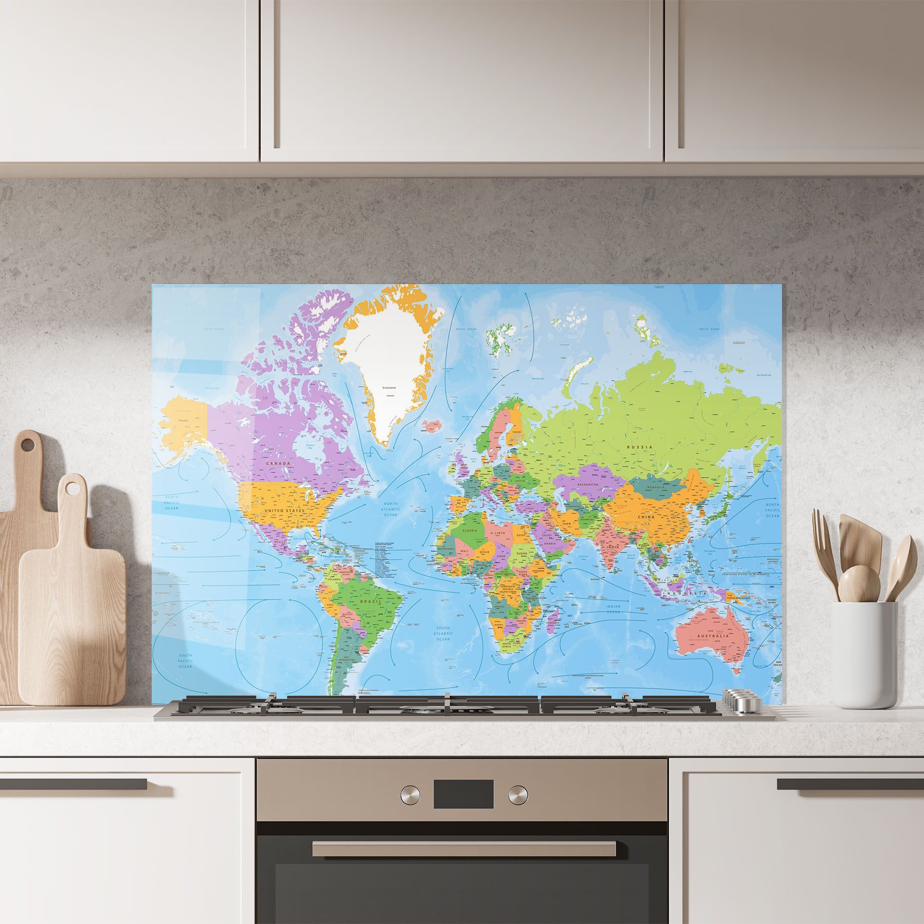 Color World Map mockup 7