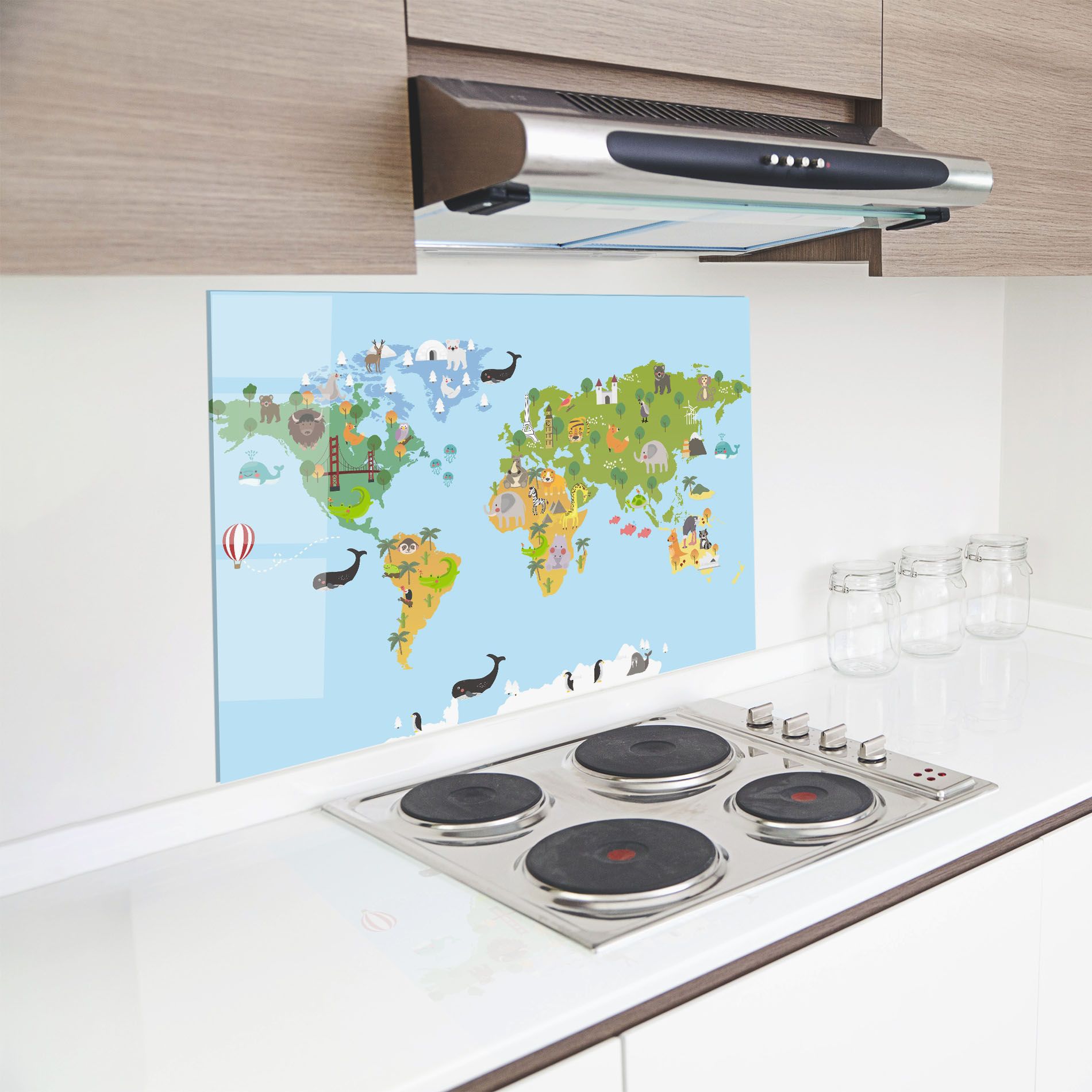 Animals Cute Map mockup 8