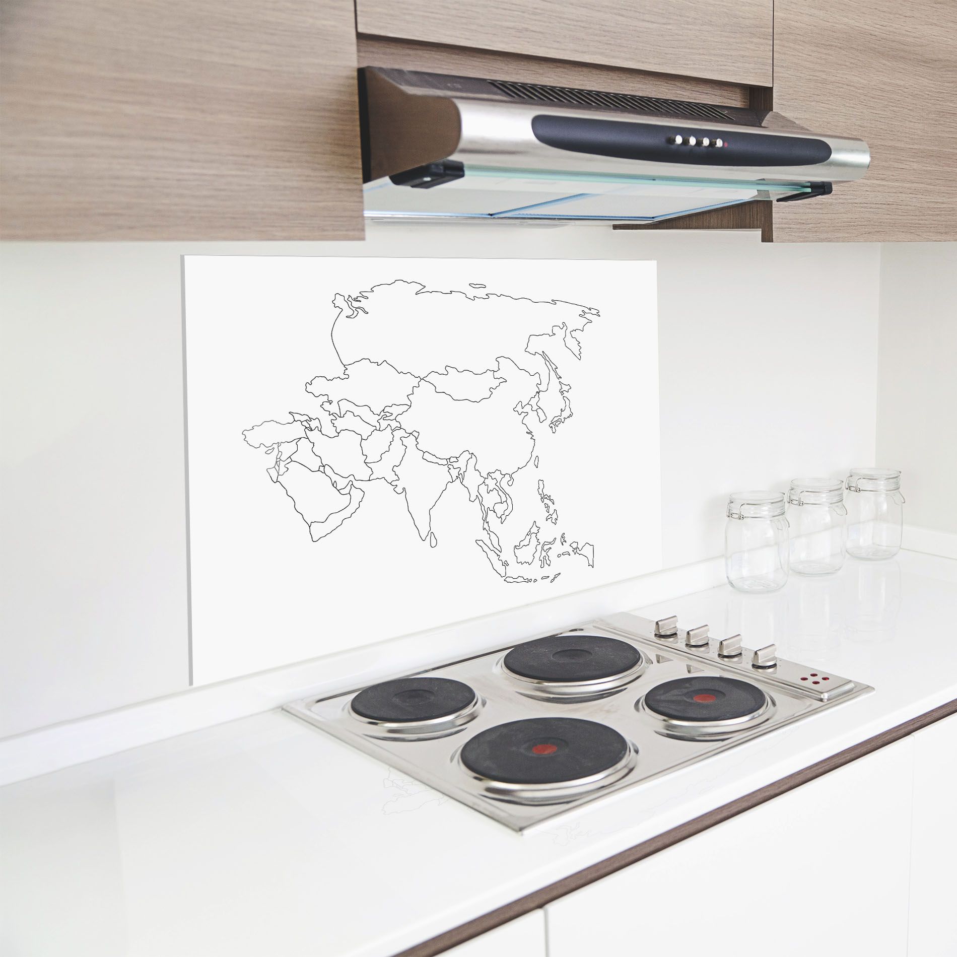 Asia Map Line mockup 8