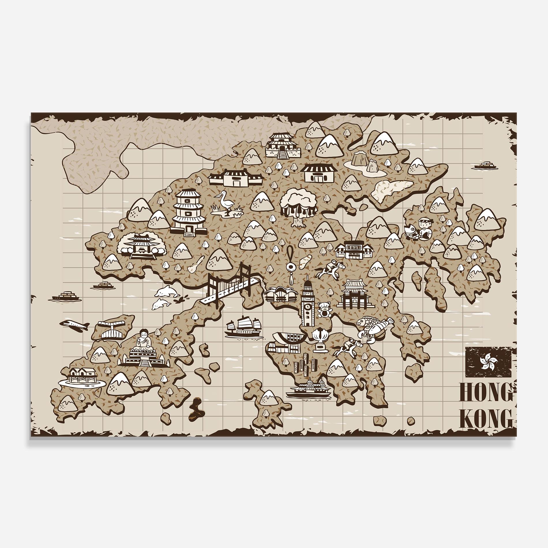 Panou Sticla Bucatarie Hong Kong mockup 0