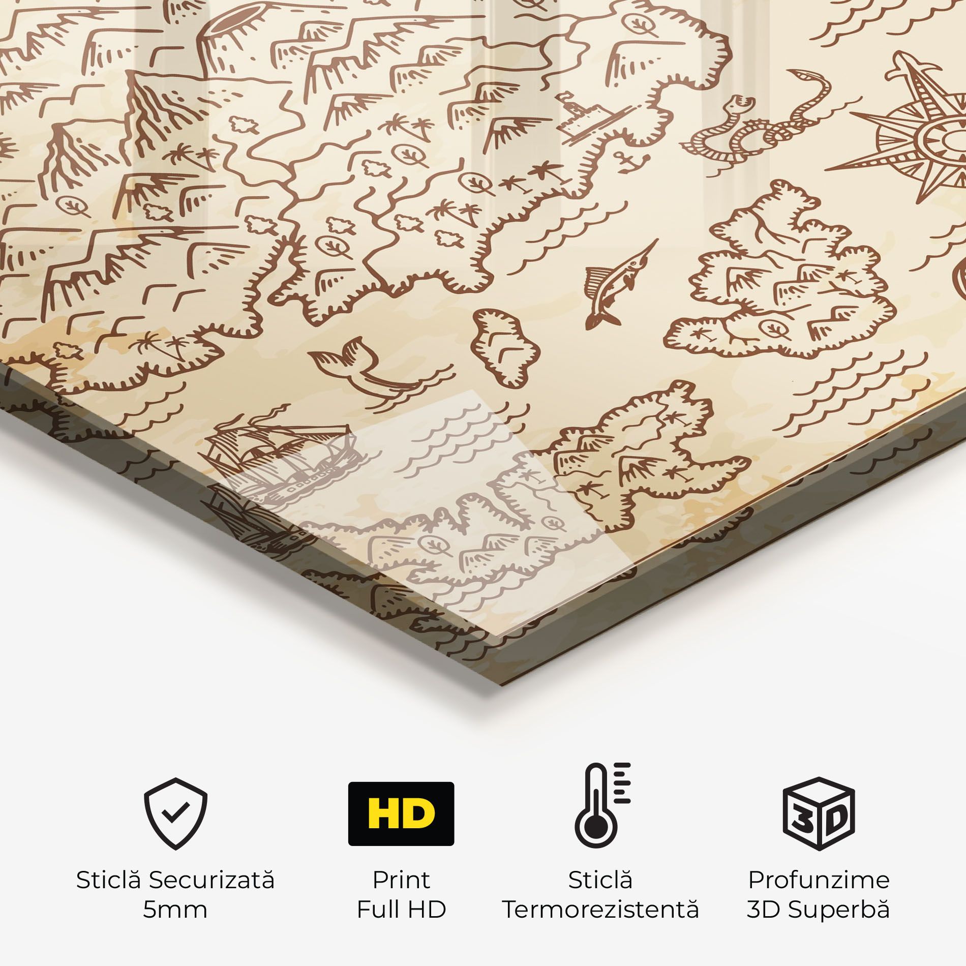 Cream Coffee Map mockup 2