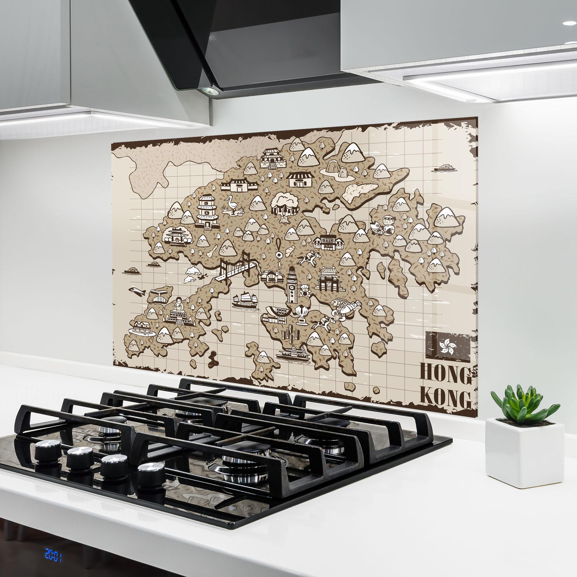 Panou Sticla Bucatarie Hong Kong mockup 6