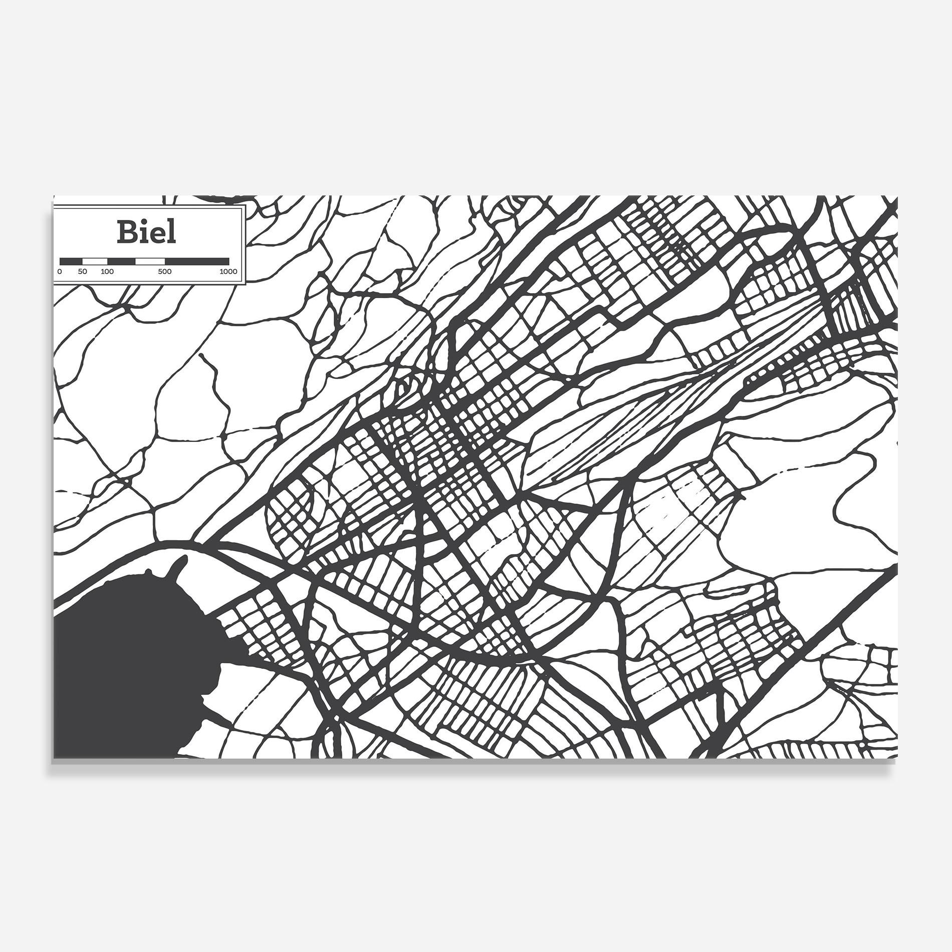 Panou Sticla Bucatarie Biel Map mockup 0