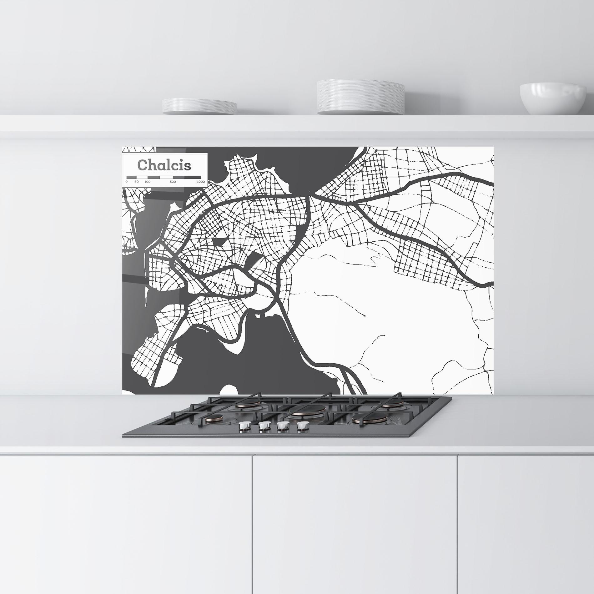 Panou Sticla Bucatarie Chalcis Map mockup 9