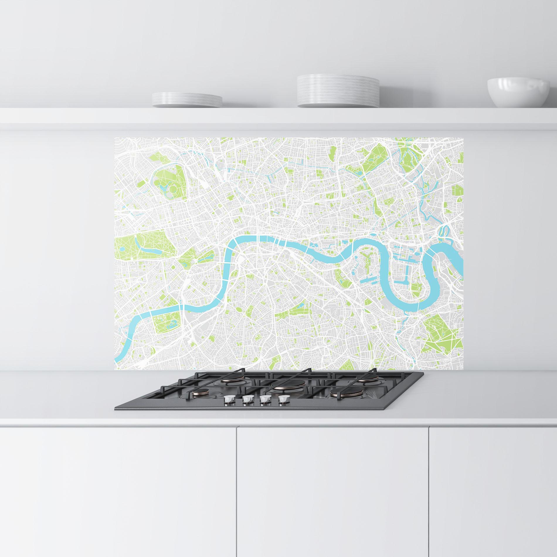 Panou Sticla Bucatarie City Color Map mockup 9