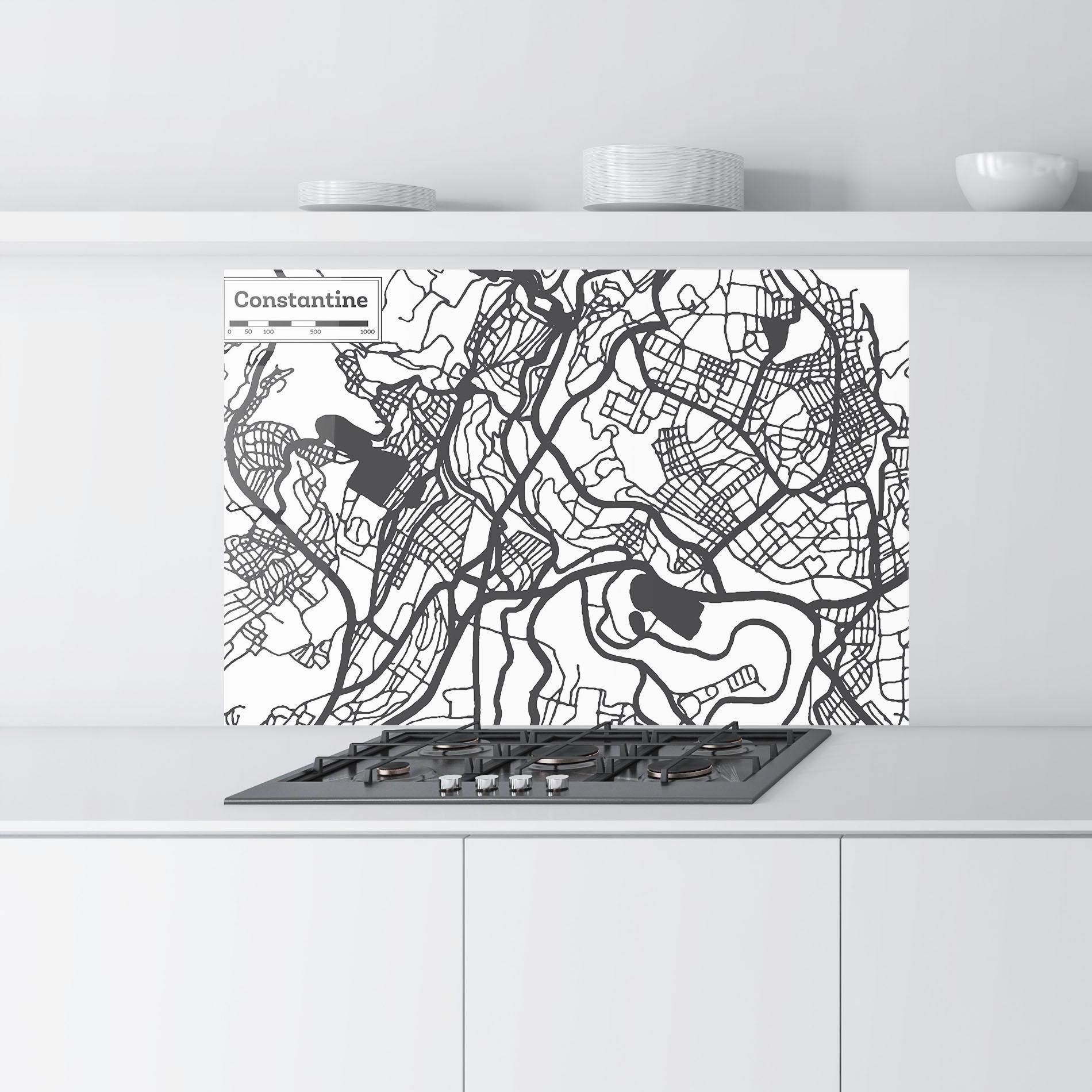 Panou Sticla Bucatarie Constantine Map mockup 9