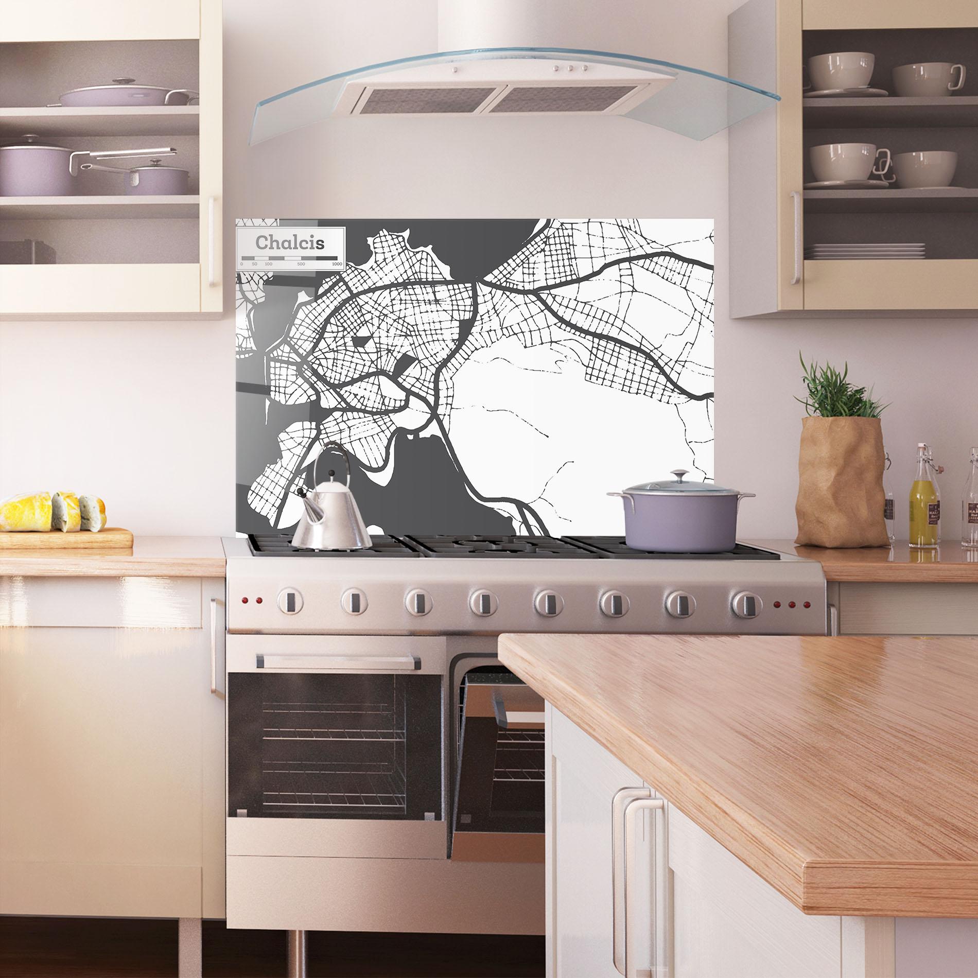 Panou Sticla Bucatarie Chalcis Map mockup 1