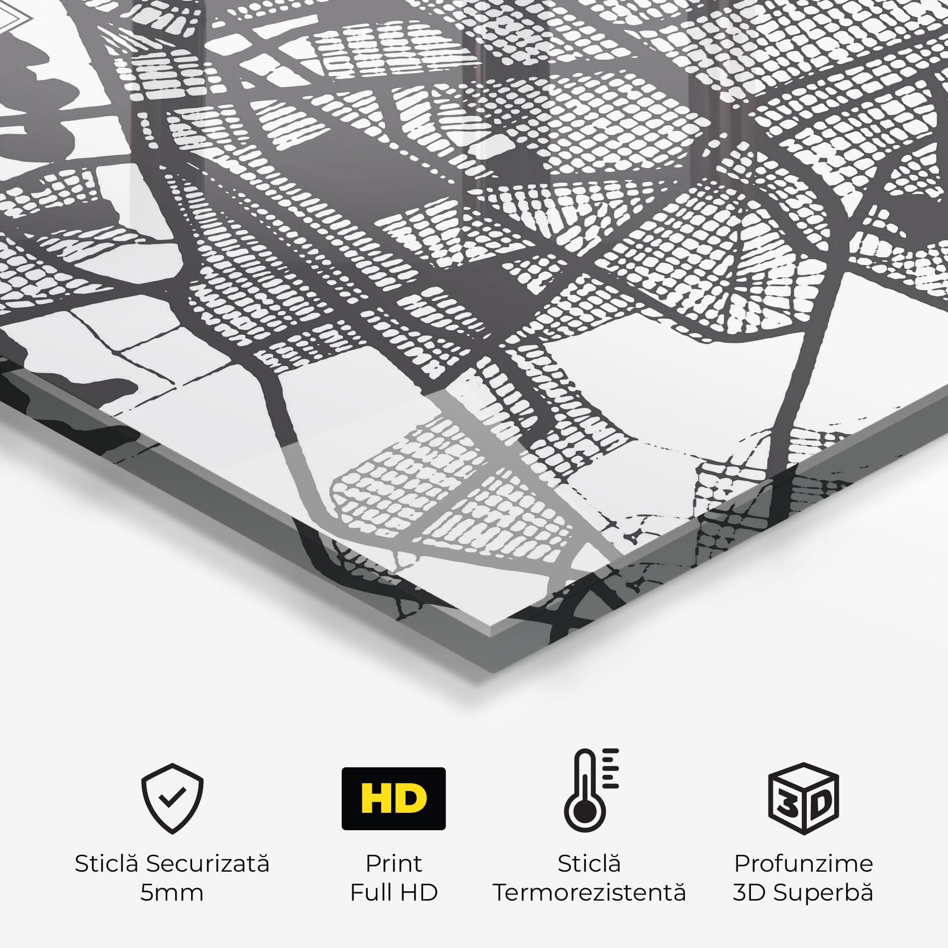 Panou Sticla Bucatarie Merida Map mockup 2