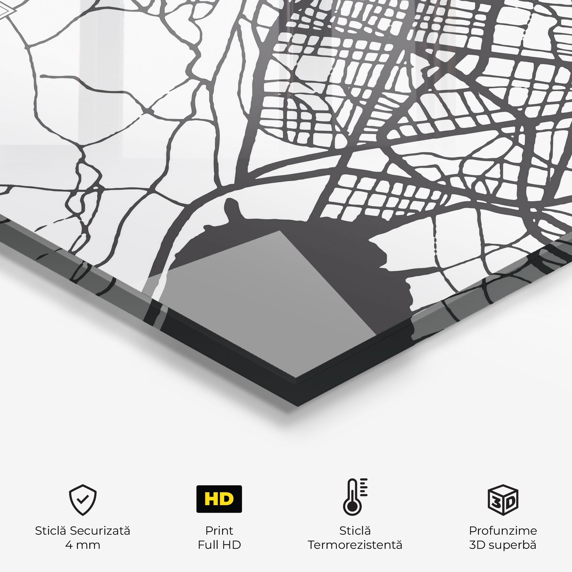 Panou Sticla Bucatarie Biel Map mockup 2