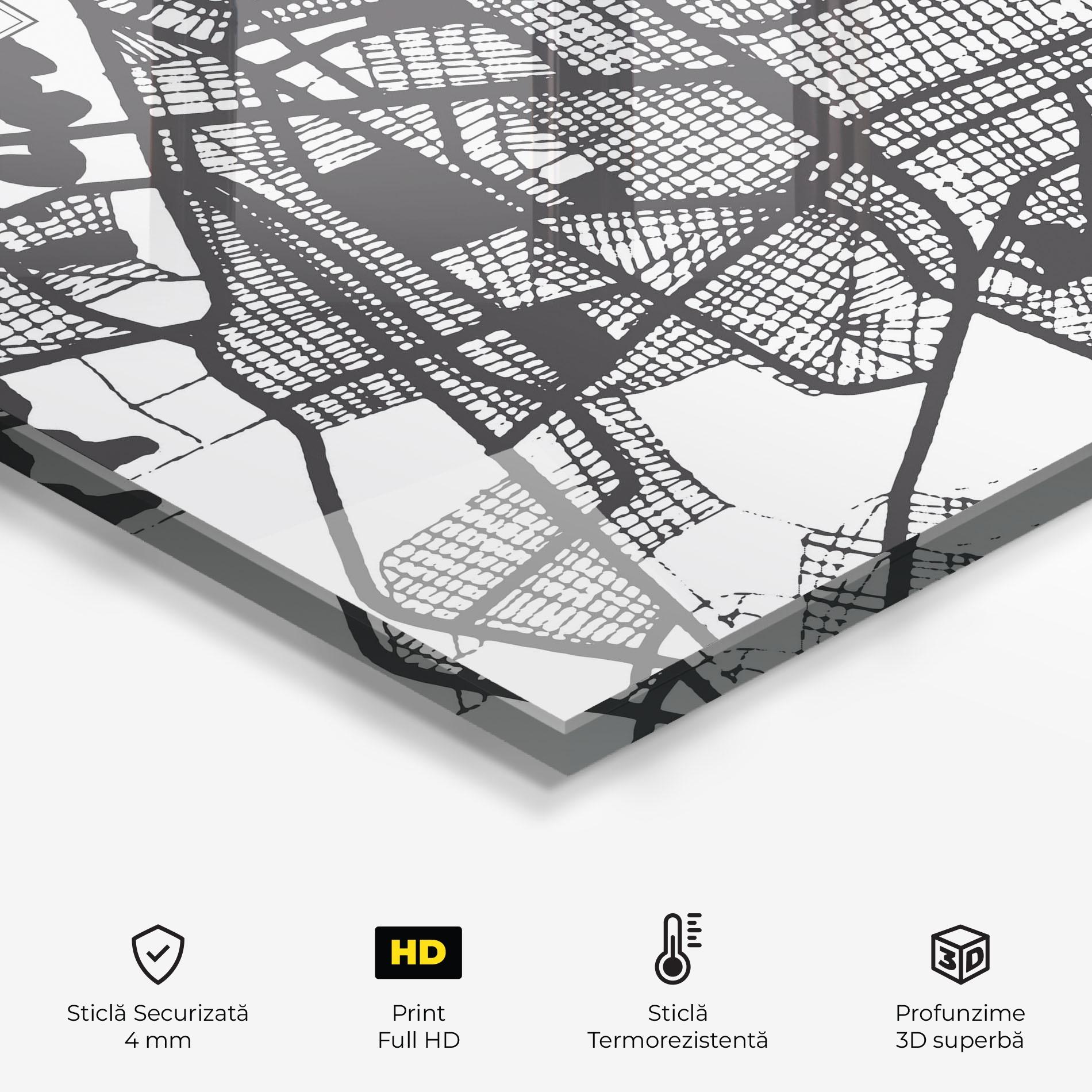 Panou Sticla Bucatarie Merida Map mockup 2