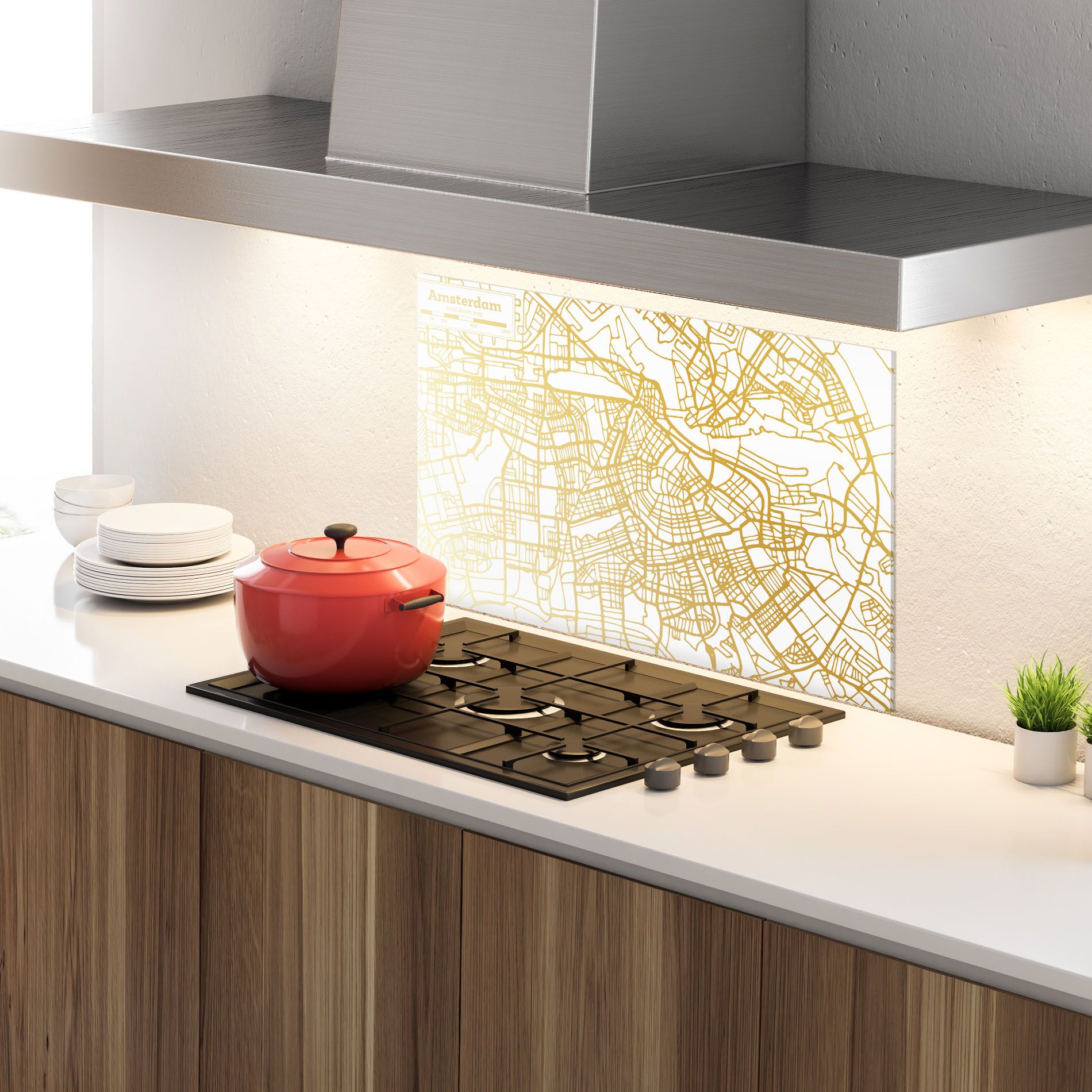 Amsterdam Gold Map mockup 4