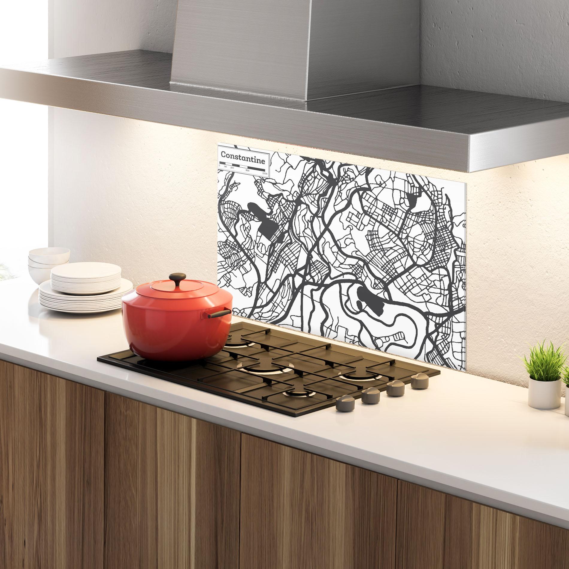Panou Sticla Bucatarie Constantine Map mockup 4