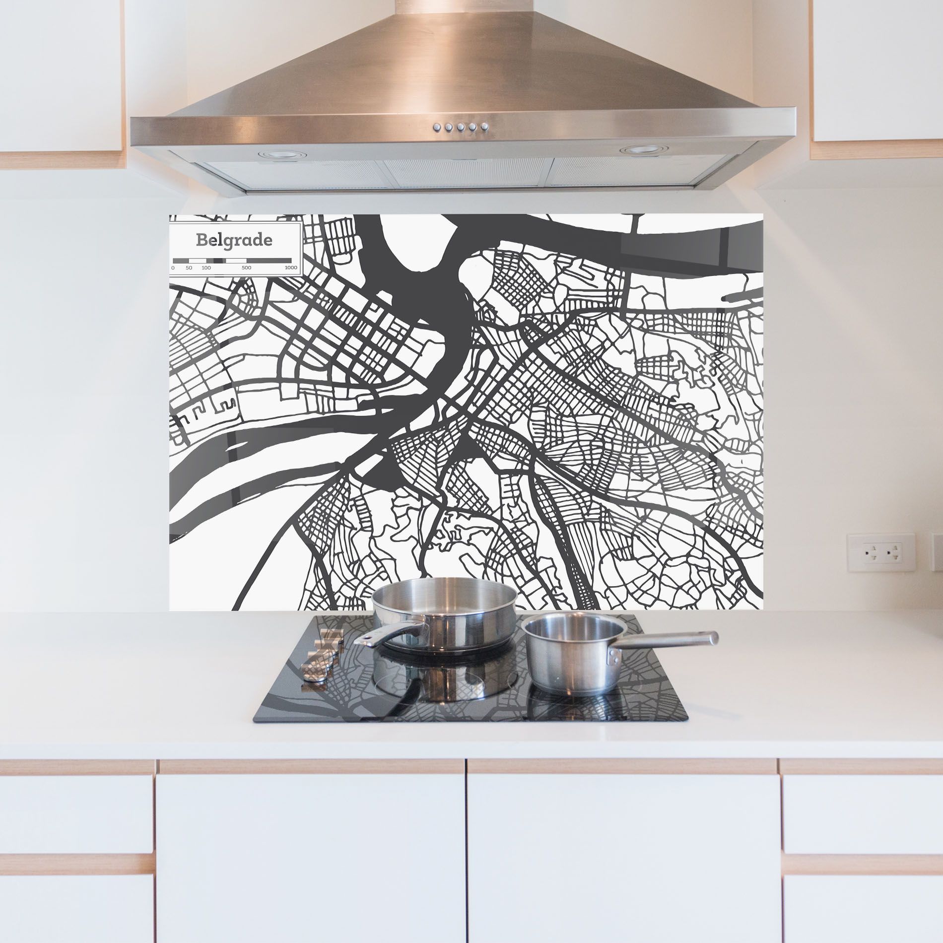 Belgrade Map mockup 5