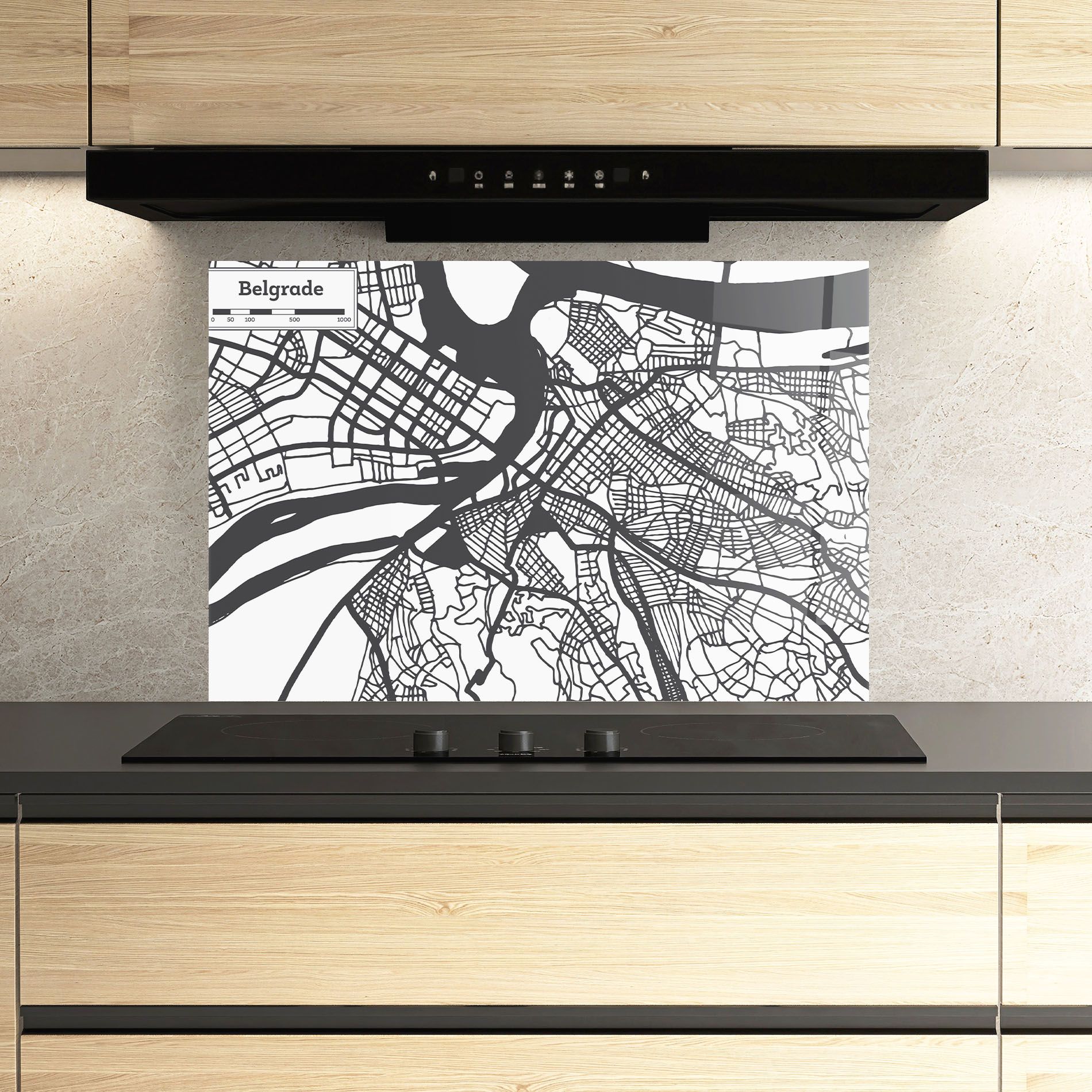 Belgrade Map mockup 3