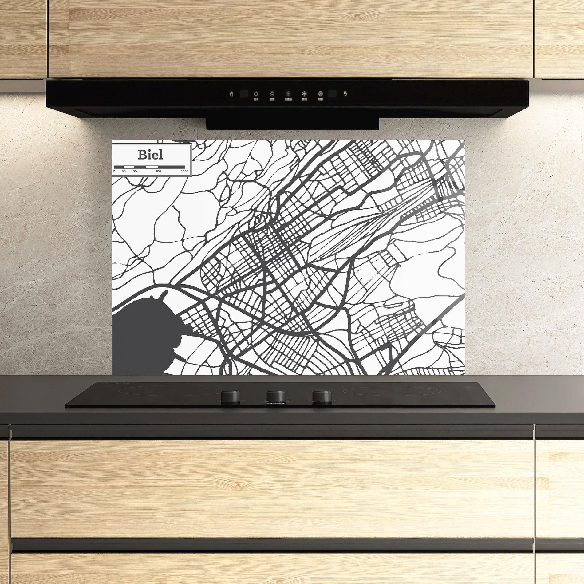 Panou Sticla Bucatarie Biel Map mockup 3