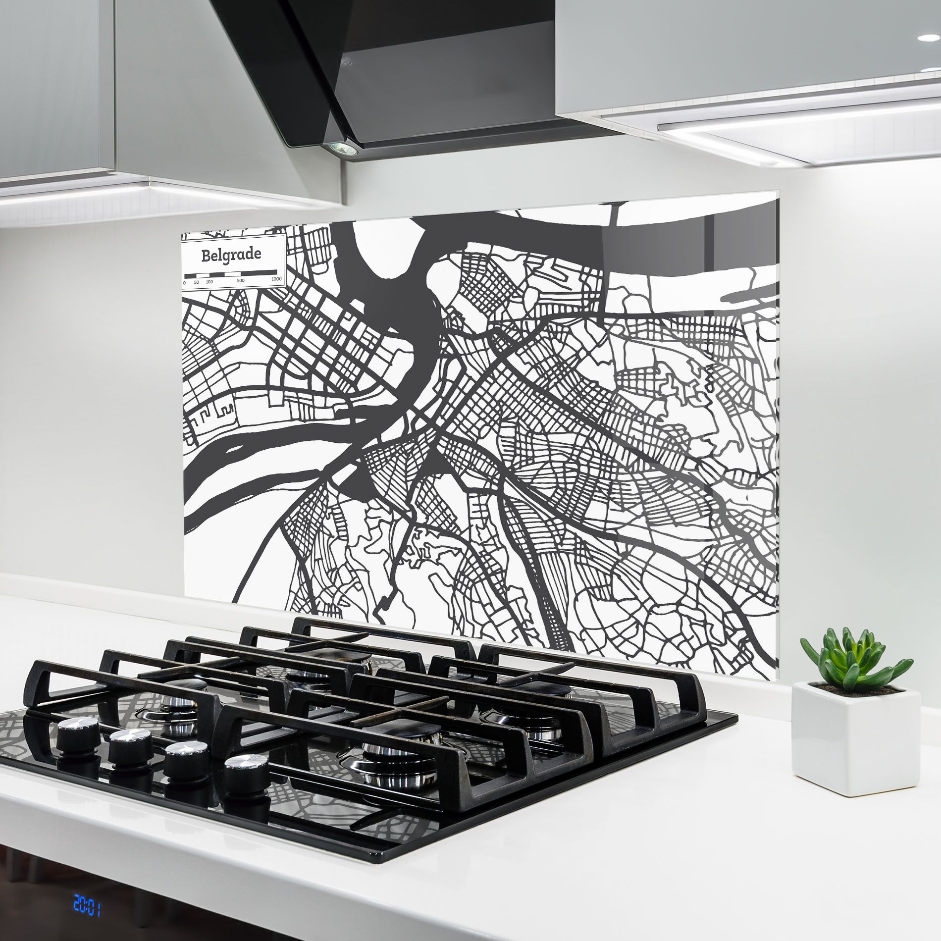 Belgrade Map mockup 6