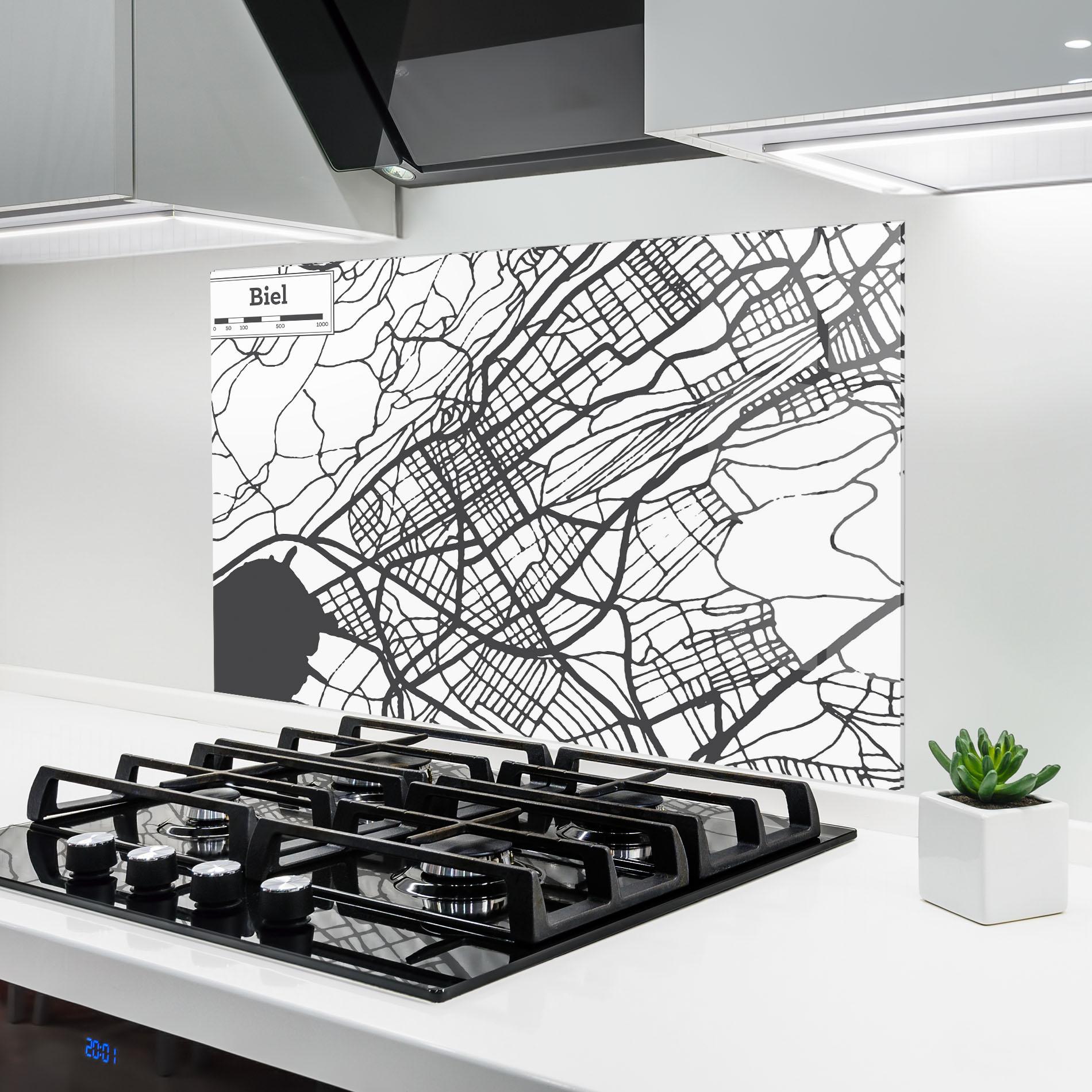 Panou Sticla Bucatarie Biel Map mockup 6