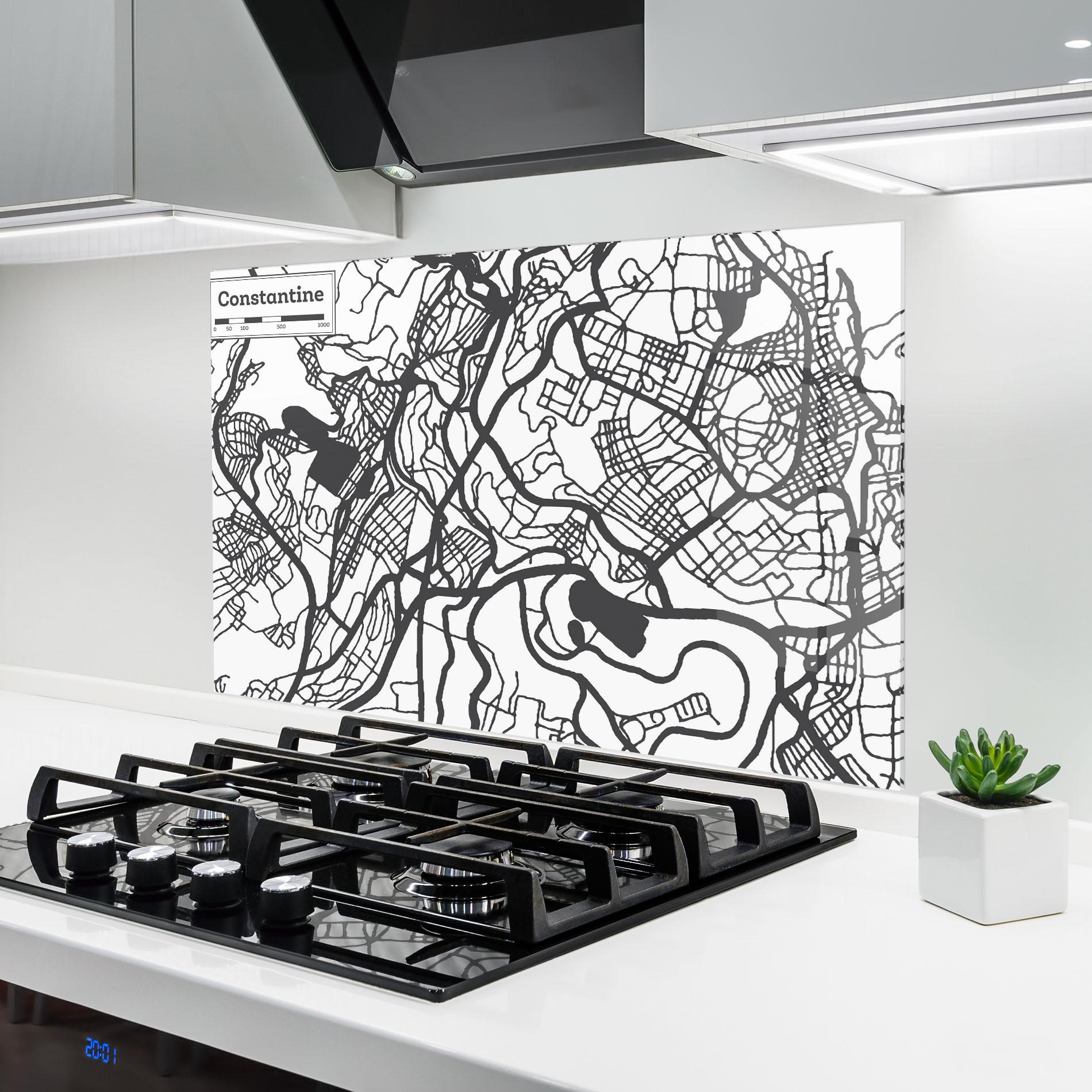 Panou Sticla Bucatarie Constantine Map mockup 6