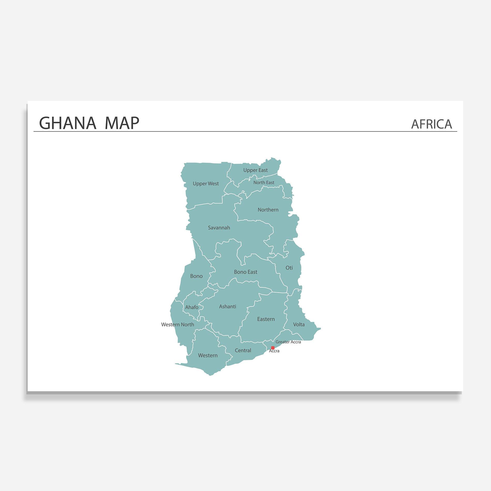 Panou Sticla Bucatarie Ghana Map mockup 0