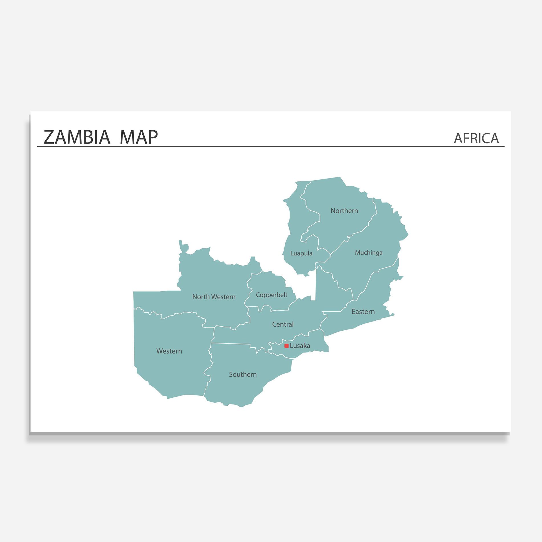 Zambia Map mockup 0